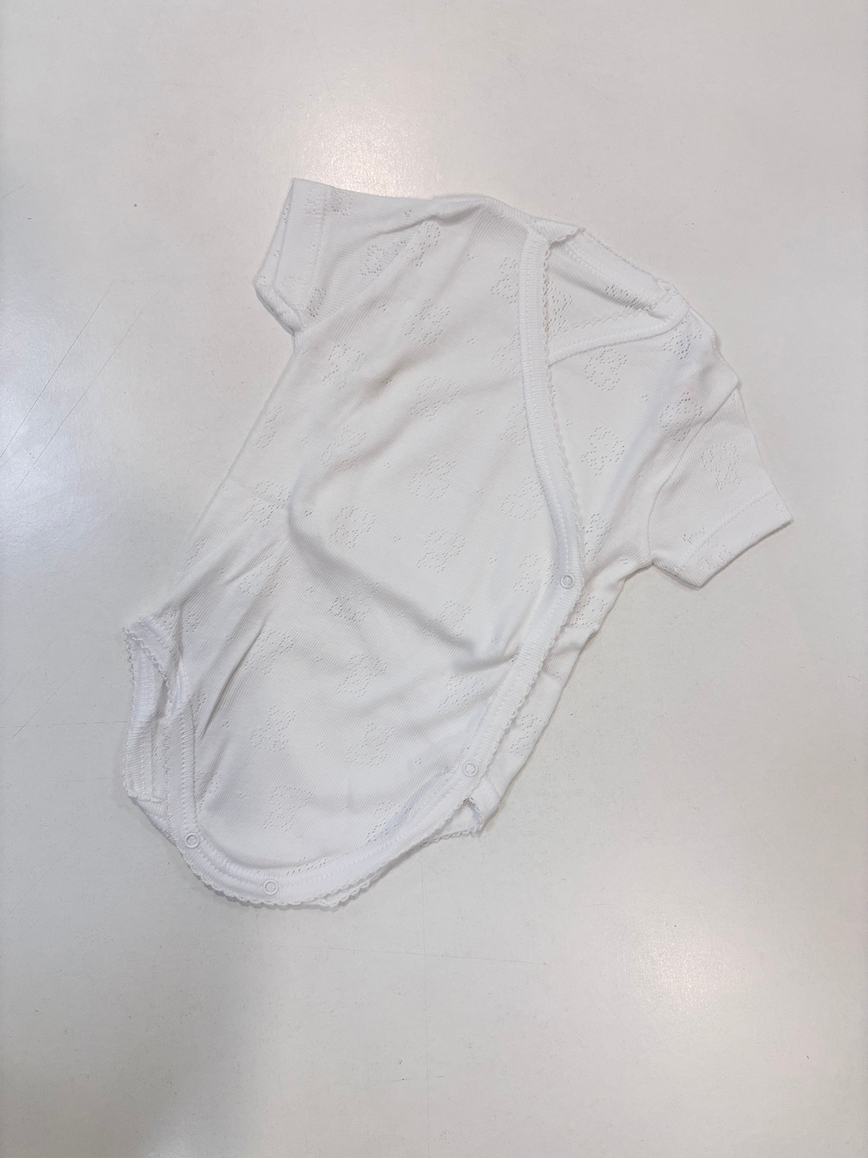 Body Cruzado blanco manga corta calado ositos 1478 Calamaro