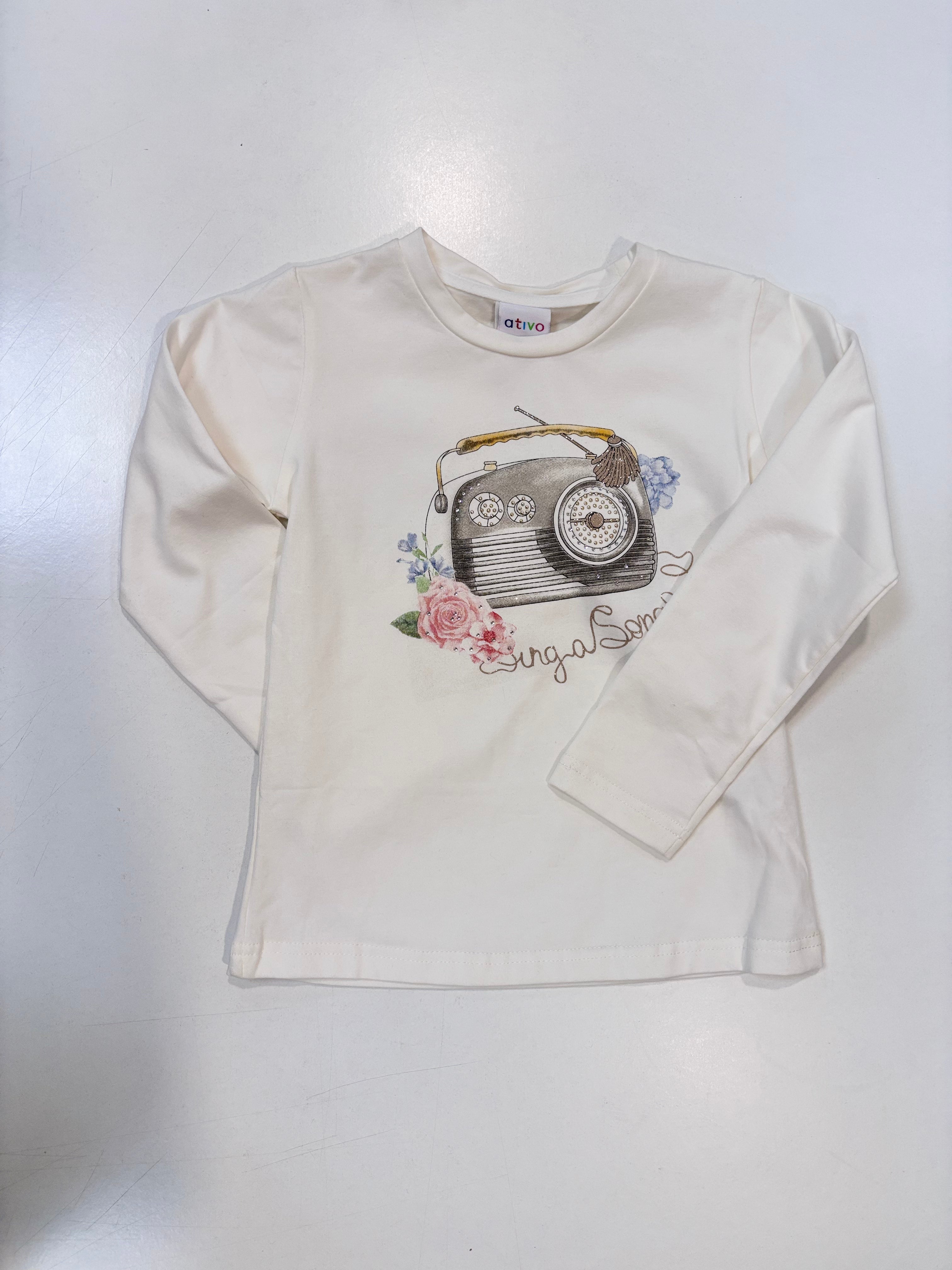 Conjunto camiseta falda terciopelo 1253