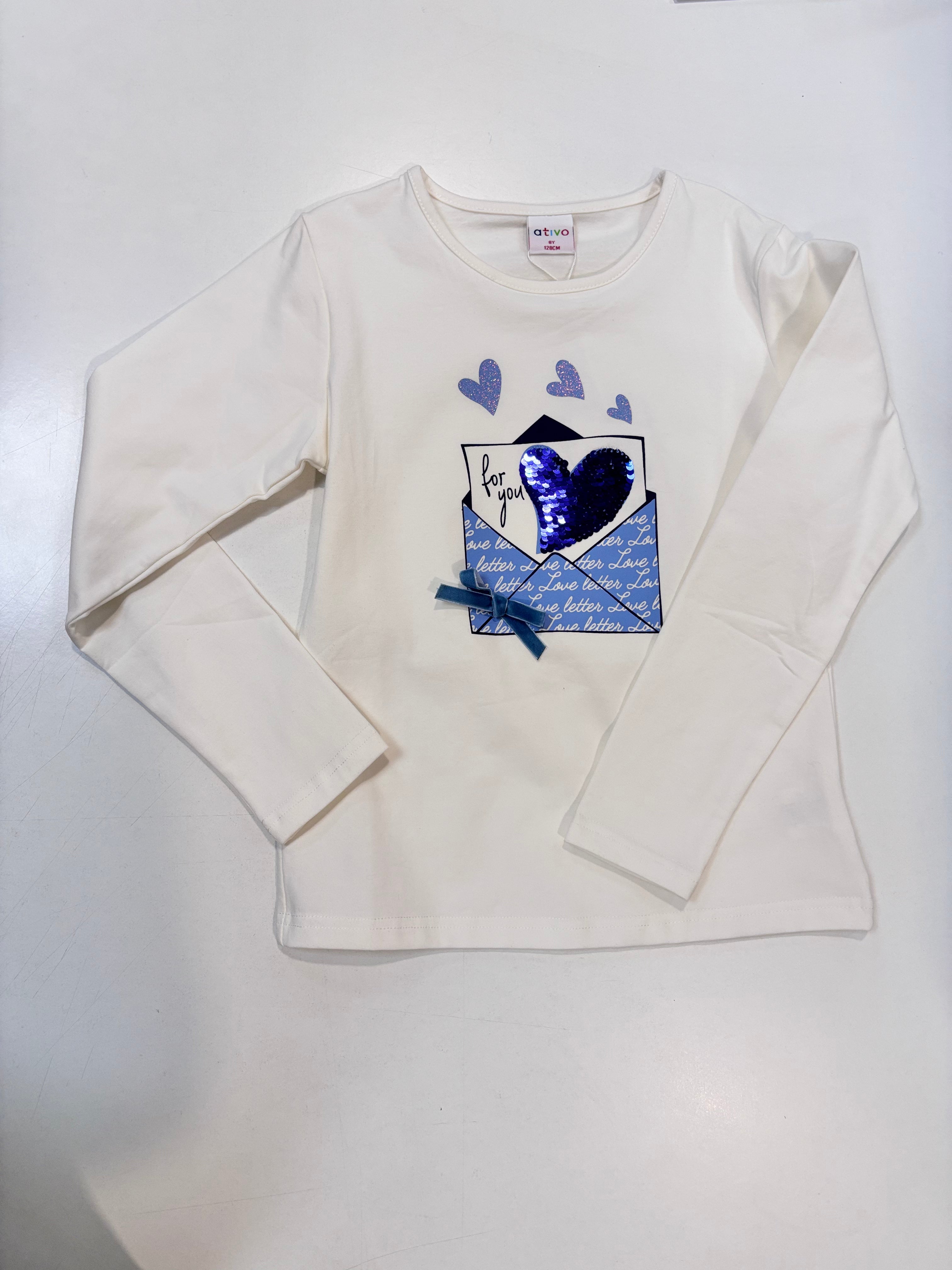 Conjunto camiseta y pantalon azul Ativo 1451