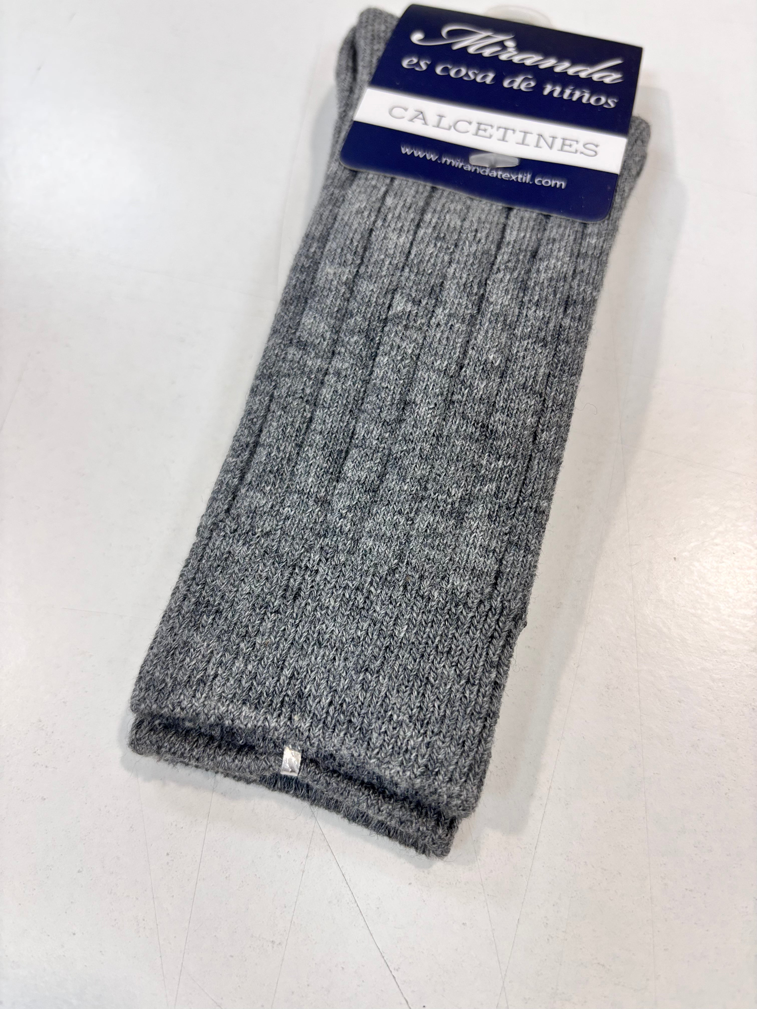 Calcetin canale niño gris Miranda 1504