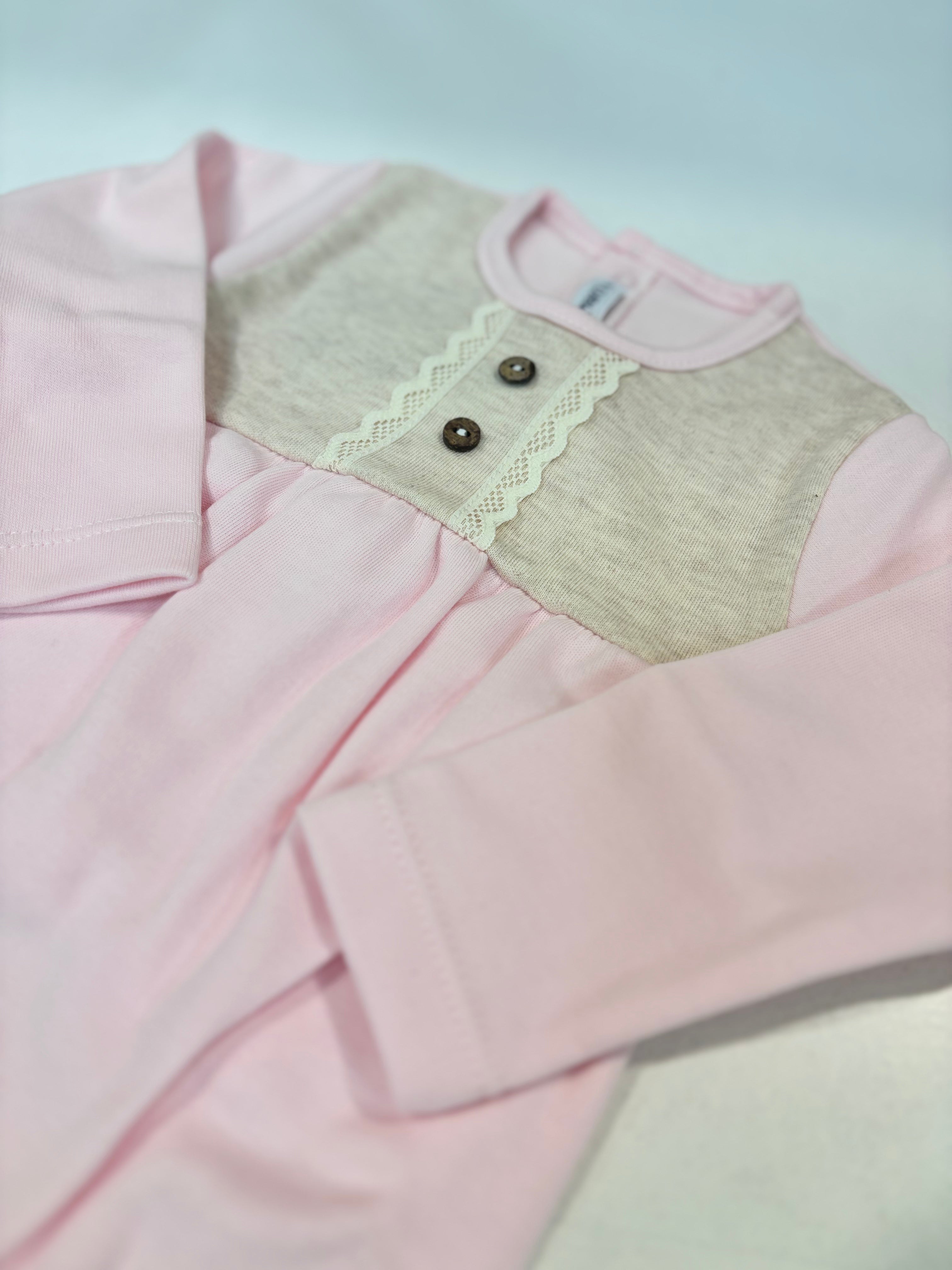 Pelele largo nix rosa Calamaro 32318