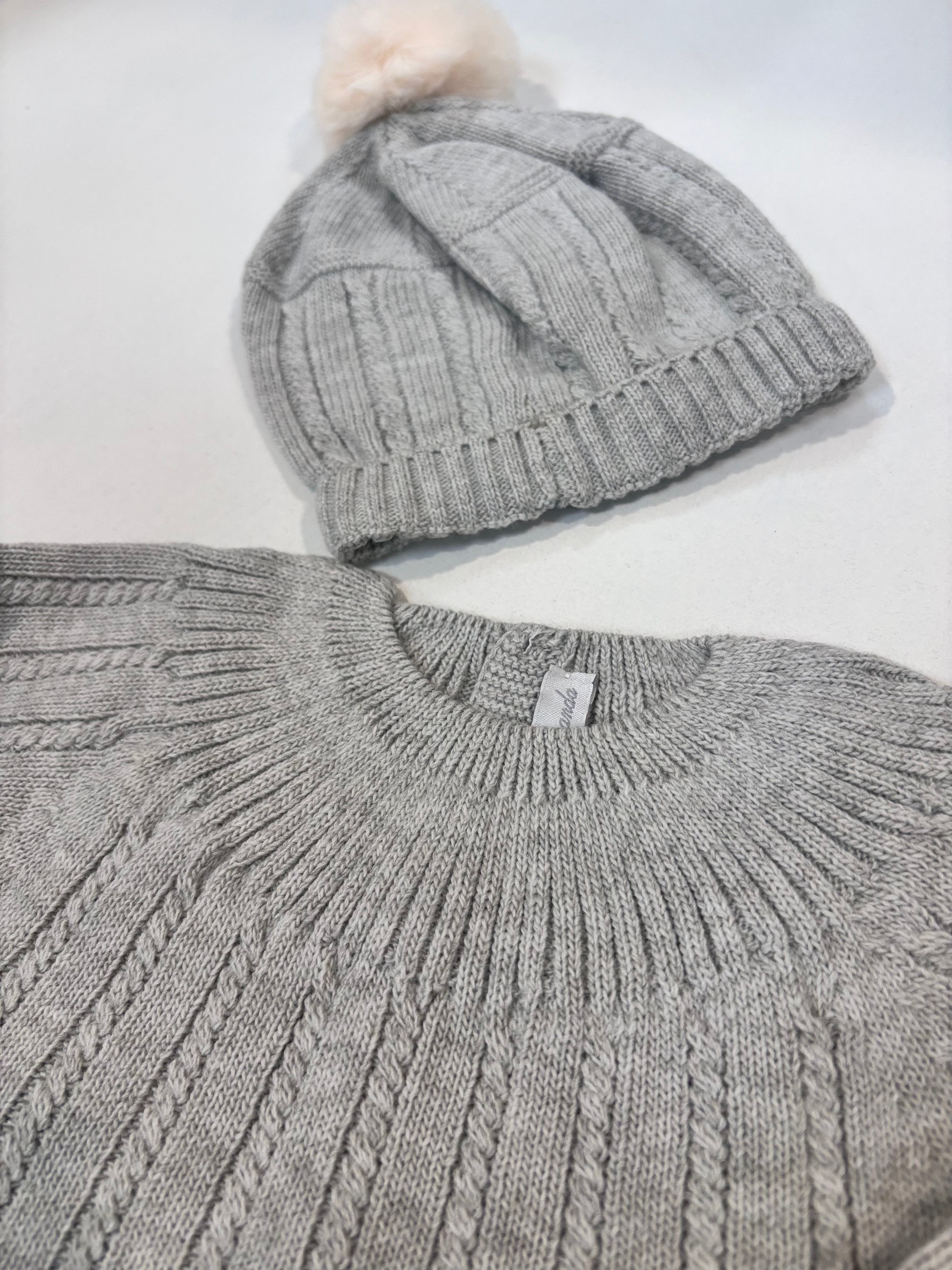 Conjunto Bebé 3 Piezas Unisex Martín Aranda gris 10017