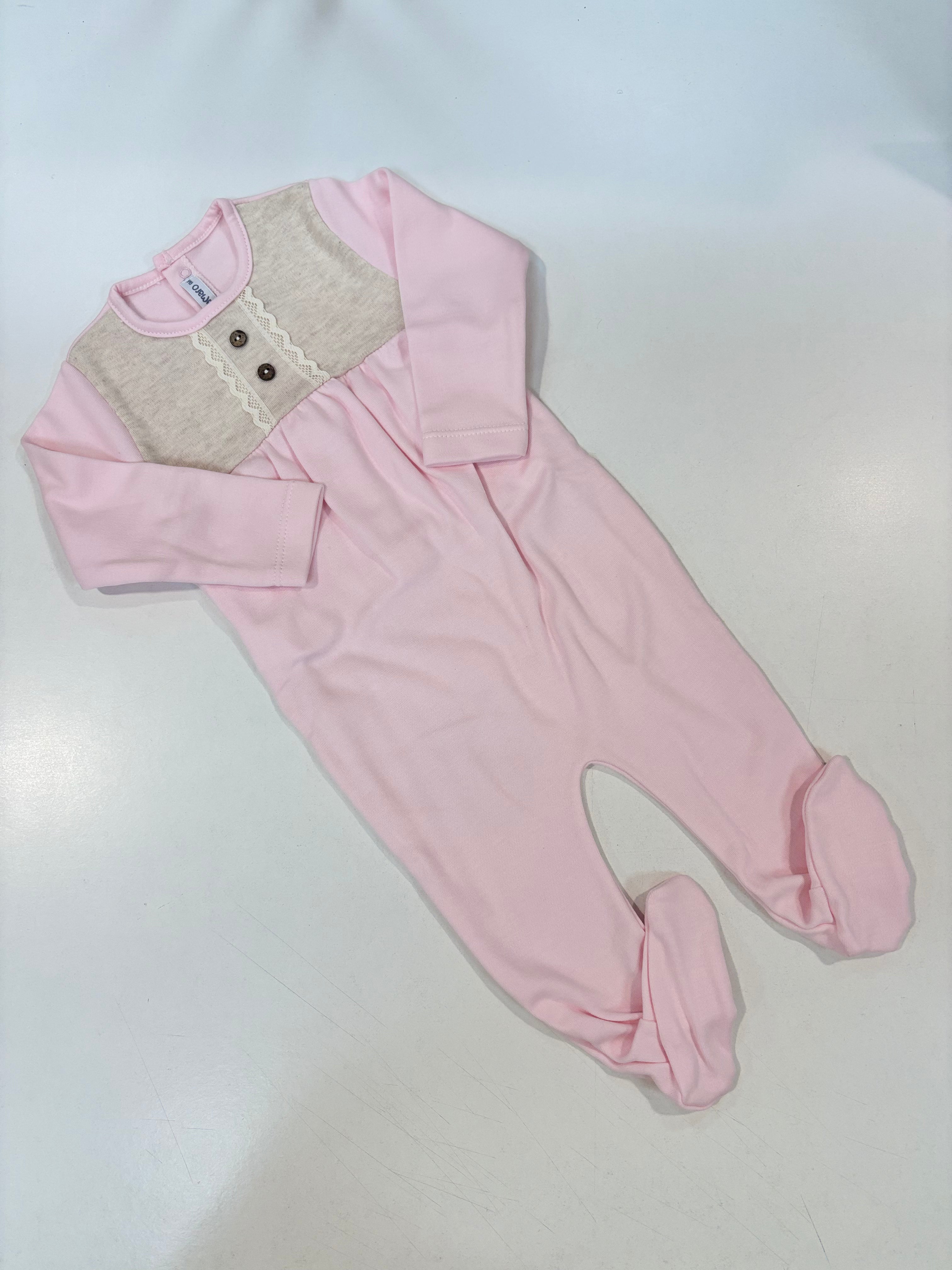 Pelele largo nix rosa Calamaro 32318