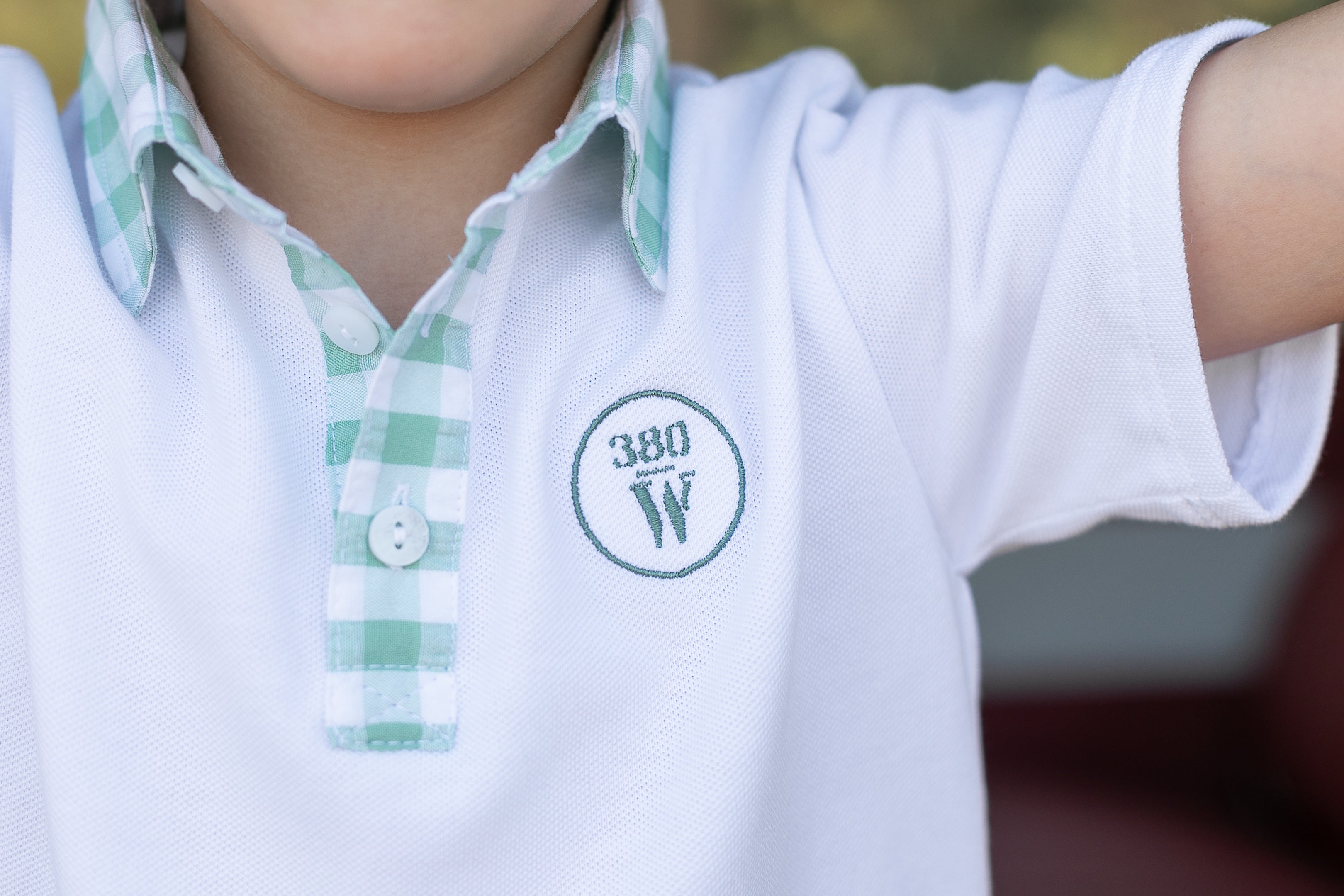 Conjunto polo y bermudas cuadro verde niño coco acqua 50420 - La boutique de AyA Coco Acqua