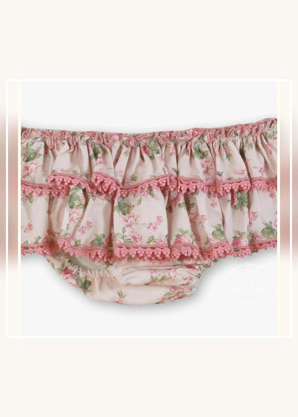 Detalle de la braguita floral Miranda 40/0226/23