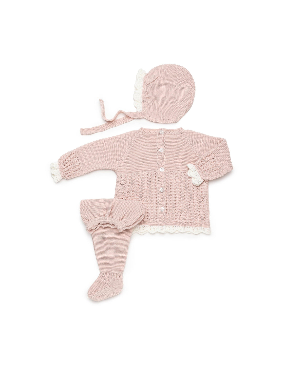 Conjunto Juliana 26545 recogidas y puntilla, detalle de punto y acabados 3
