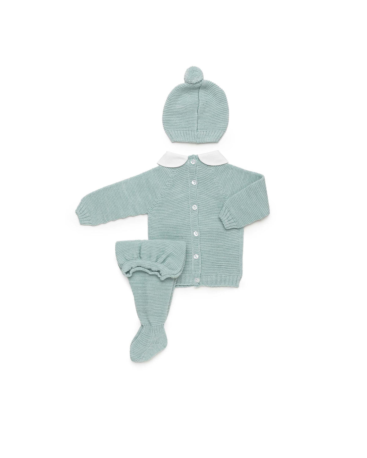 Conjunto Juliana 26552 rombos calados, detalle de punto y acabados 3