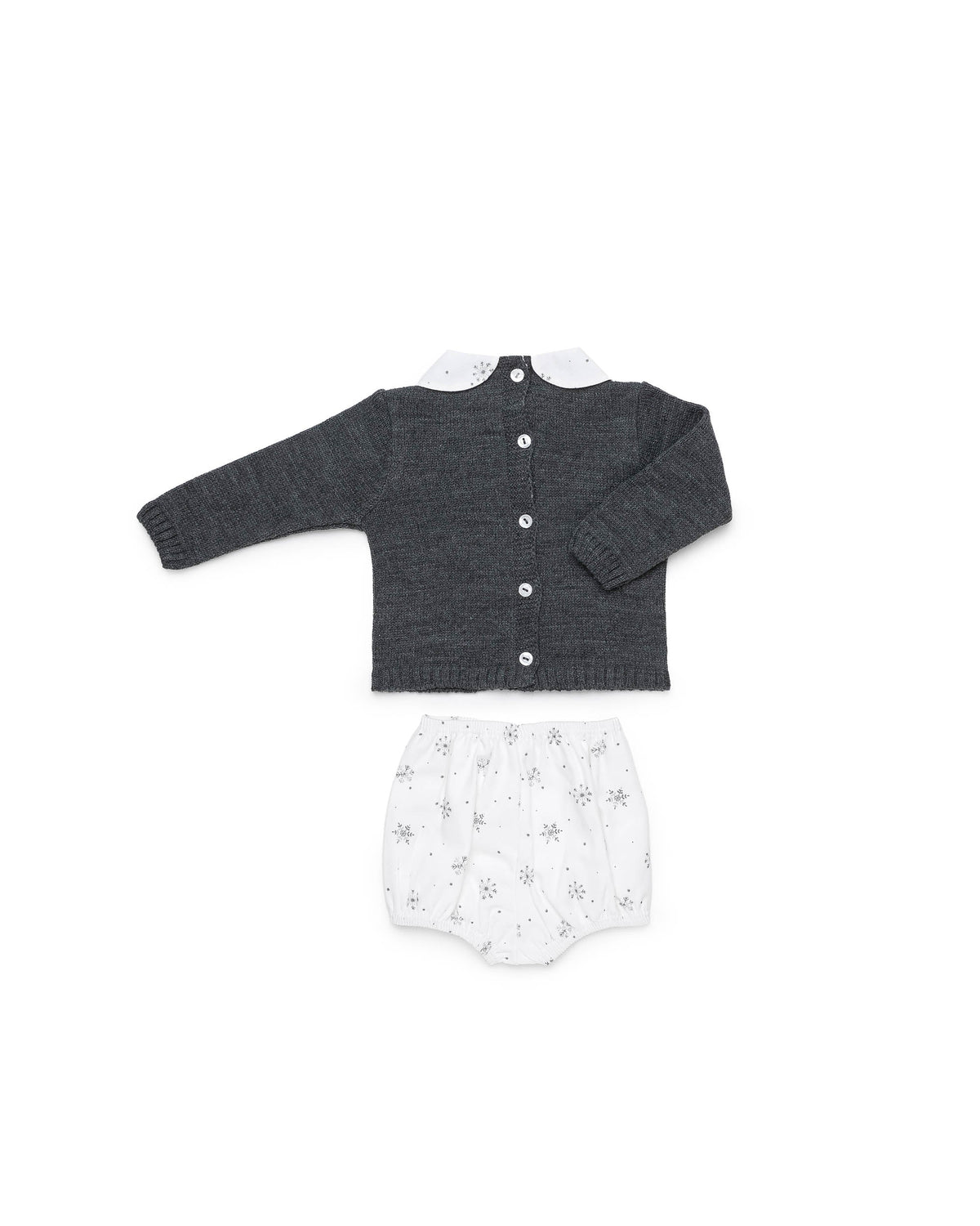 Conjunto bebé niño Juliana estrella de nieve 26600, detalle de acabados, otoño invierno 2026/27