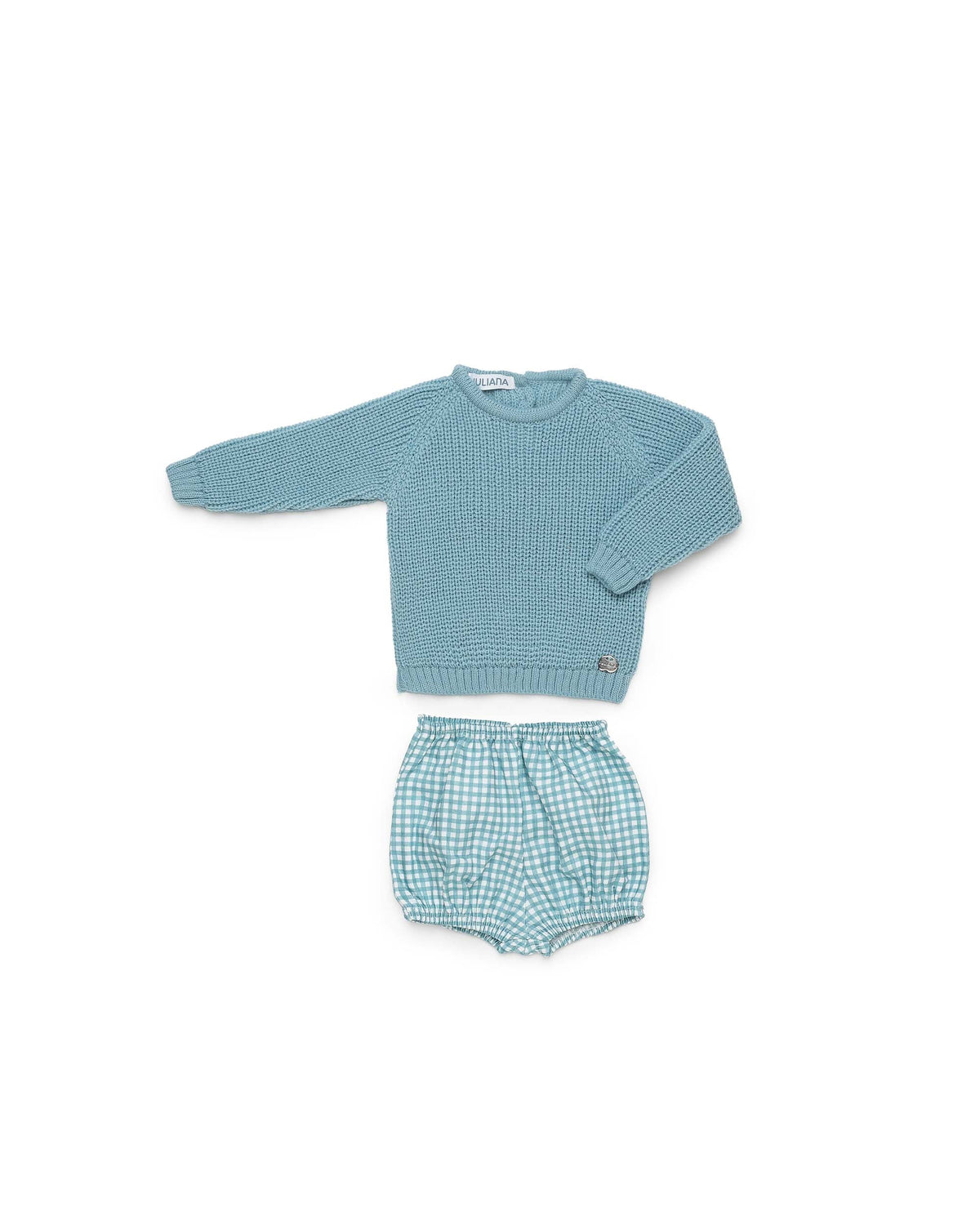 Conjunto niño Juliana pantalón vichy 26601, prenda coordinada, otoño invierno 2026/27