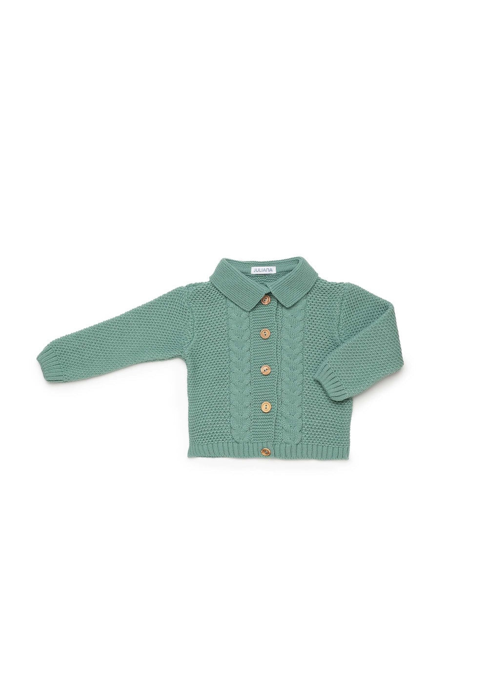Chaqueta infantil Juliana larga de dos trenzas 26717, colección otoño invierno 2026/2027