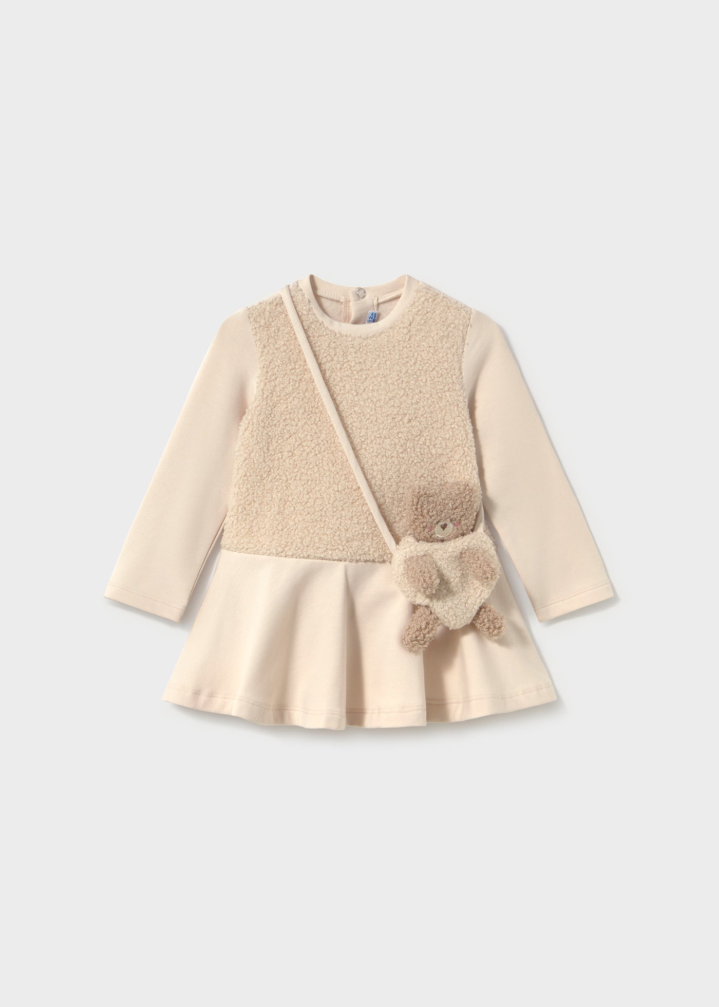Vestido combinado con bolso Tofu Mayoral para bebé niña - imagen 4