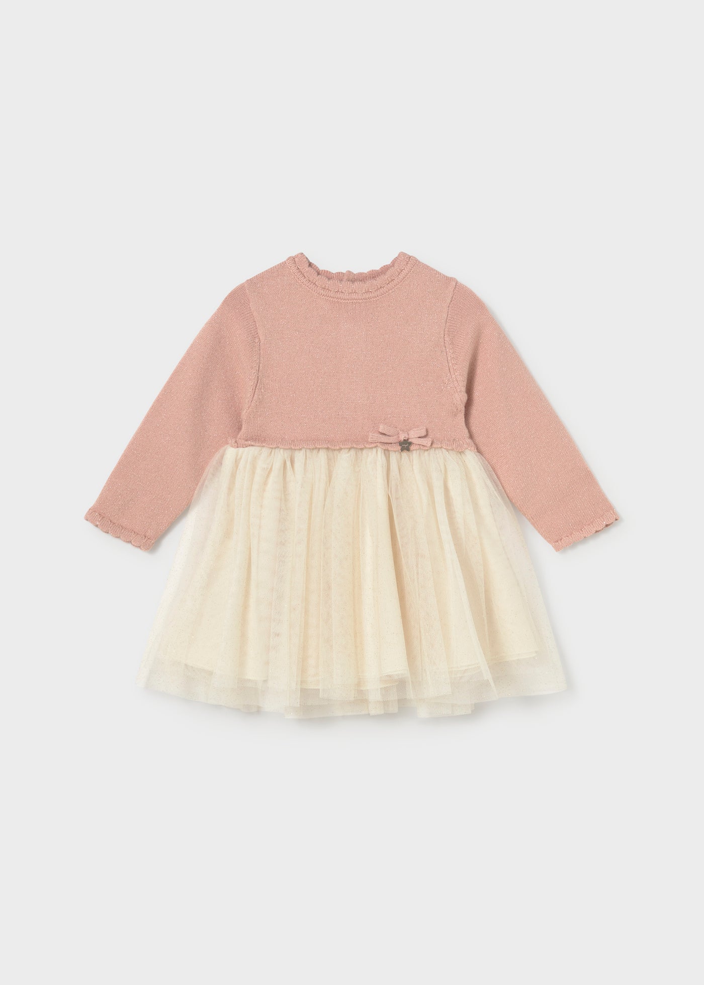 Vestido combinado tricot y tul Petisui Mayoral para bebé niña - imagen 4