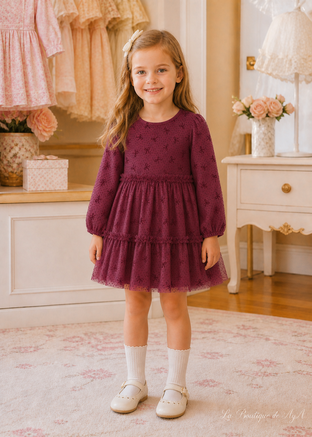 Vestido tul fantasia Framboise Mayoral para niña - modelo