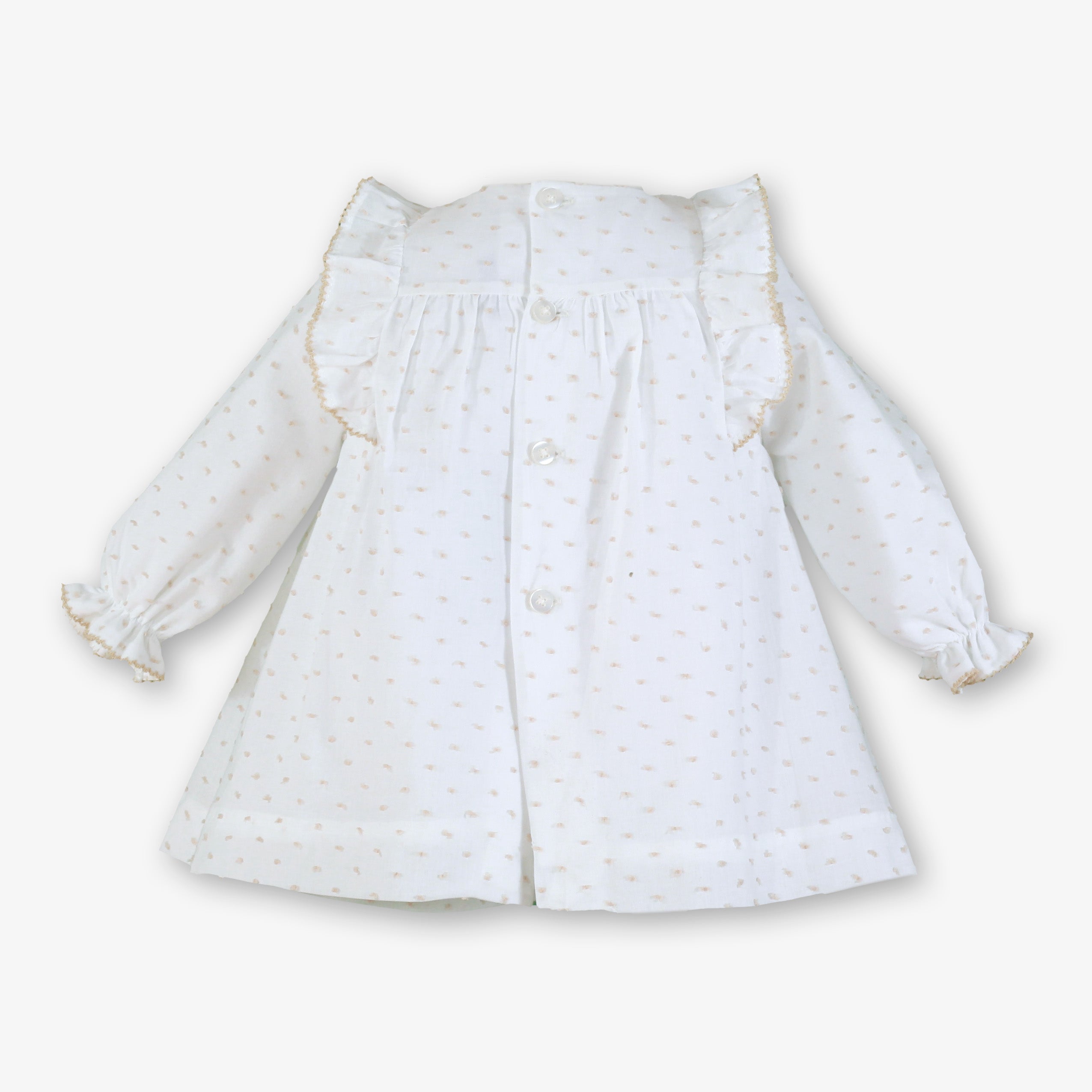 Vestido bebé Miranda 22-V - vista trasera