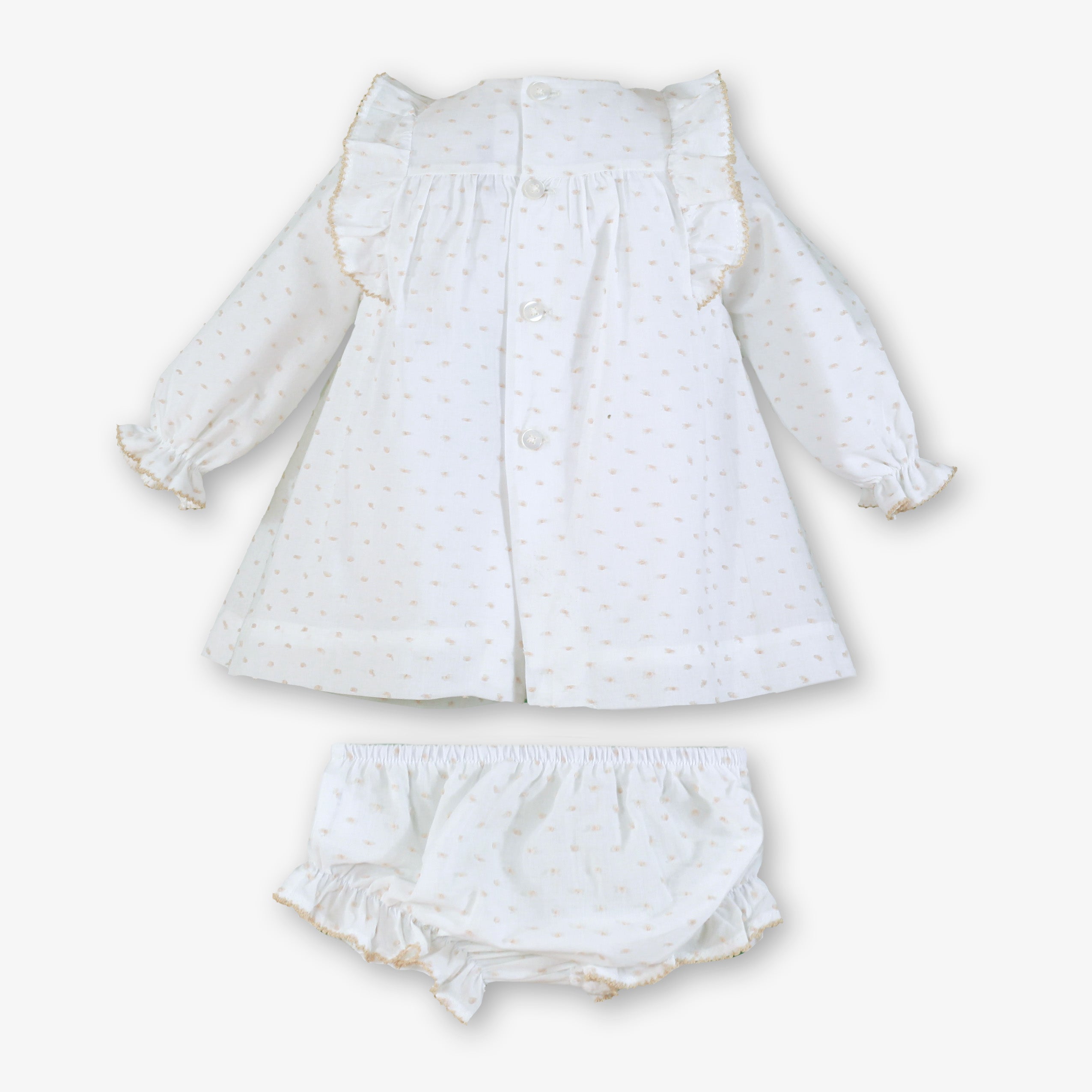 Vestido braguita bebé Miranda 22-VB - vista trasera