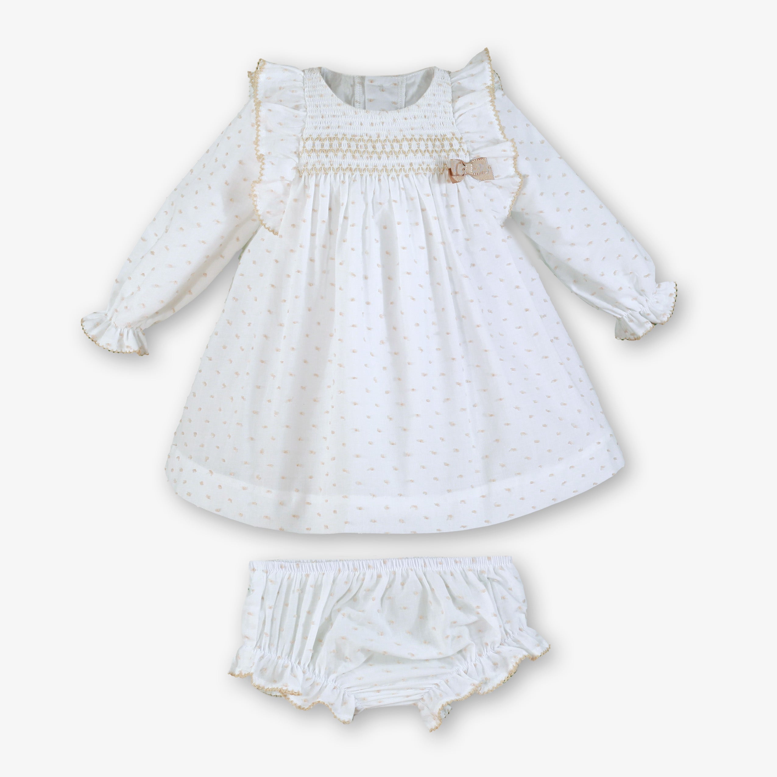 Vestido braguita bebé Miranda 22-VB - vista delantera