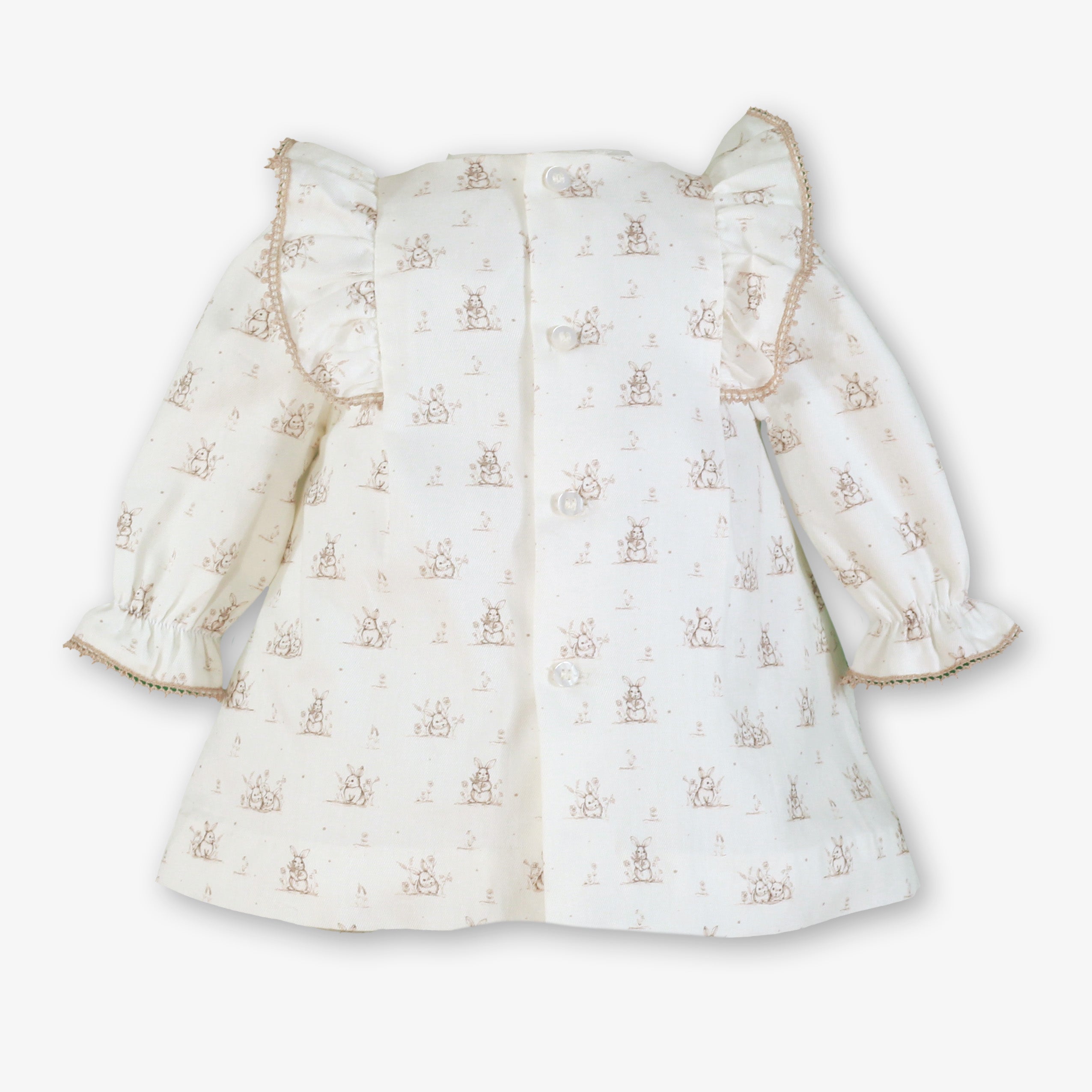 Vestido bebé Miranda 28-V - vista trasera