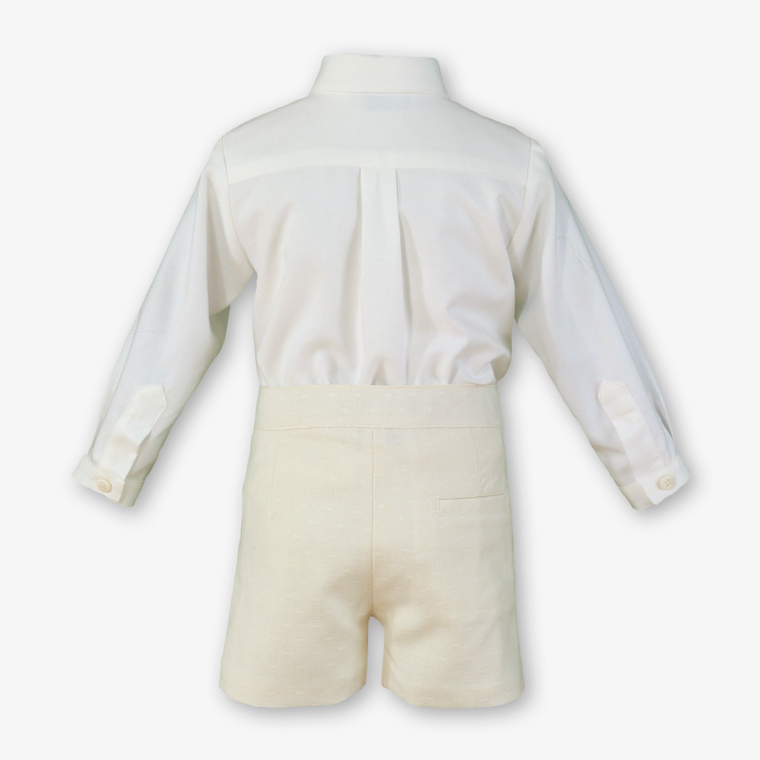 Camisa pantalón corto bebé niño Miranda 120-23 - vista trasera