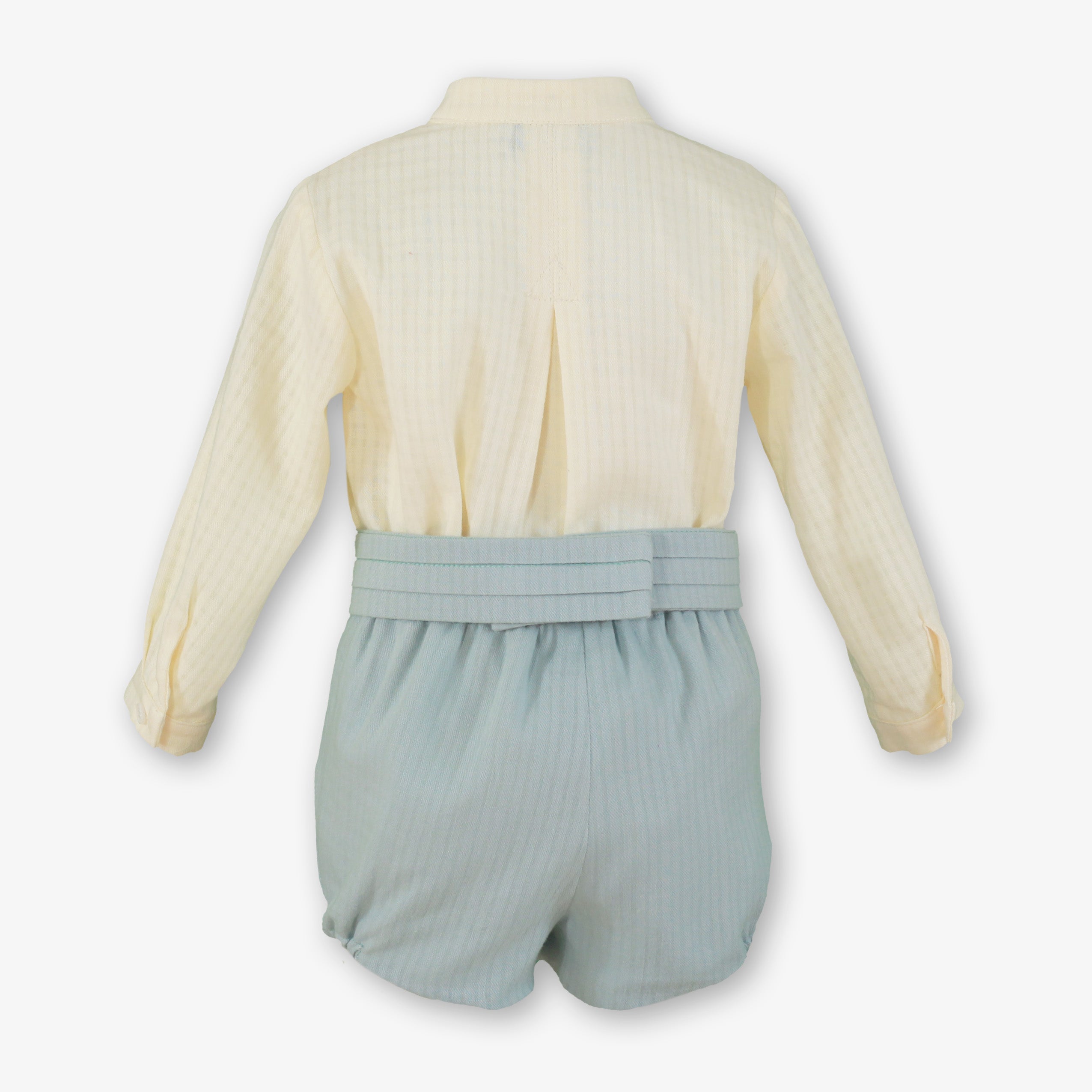 Camisa pantalón corto bebé niño Miranda 123-23 - vista trasera