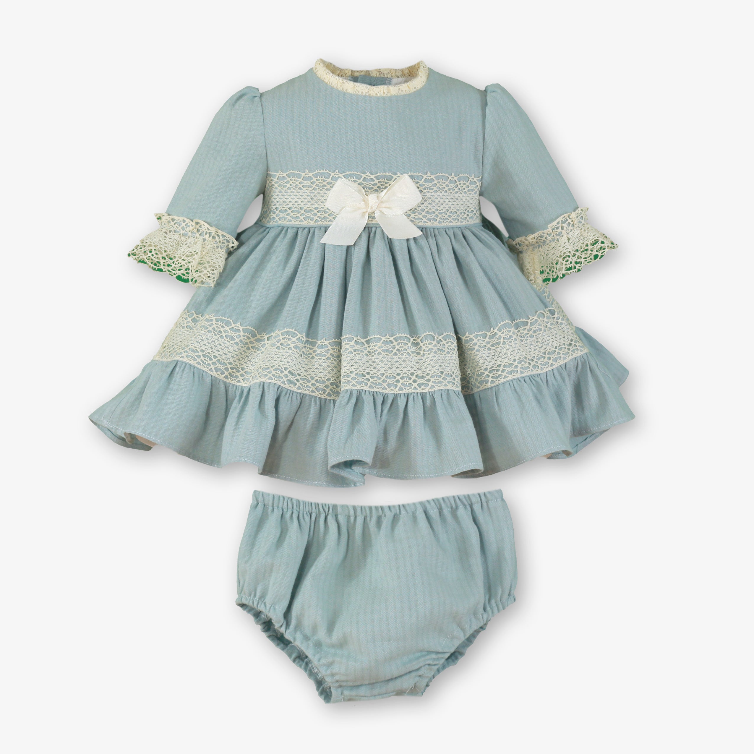 Vestido braguita bebé Miranda 123-VB - vista delantera
