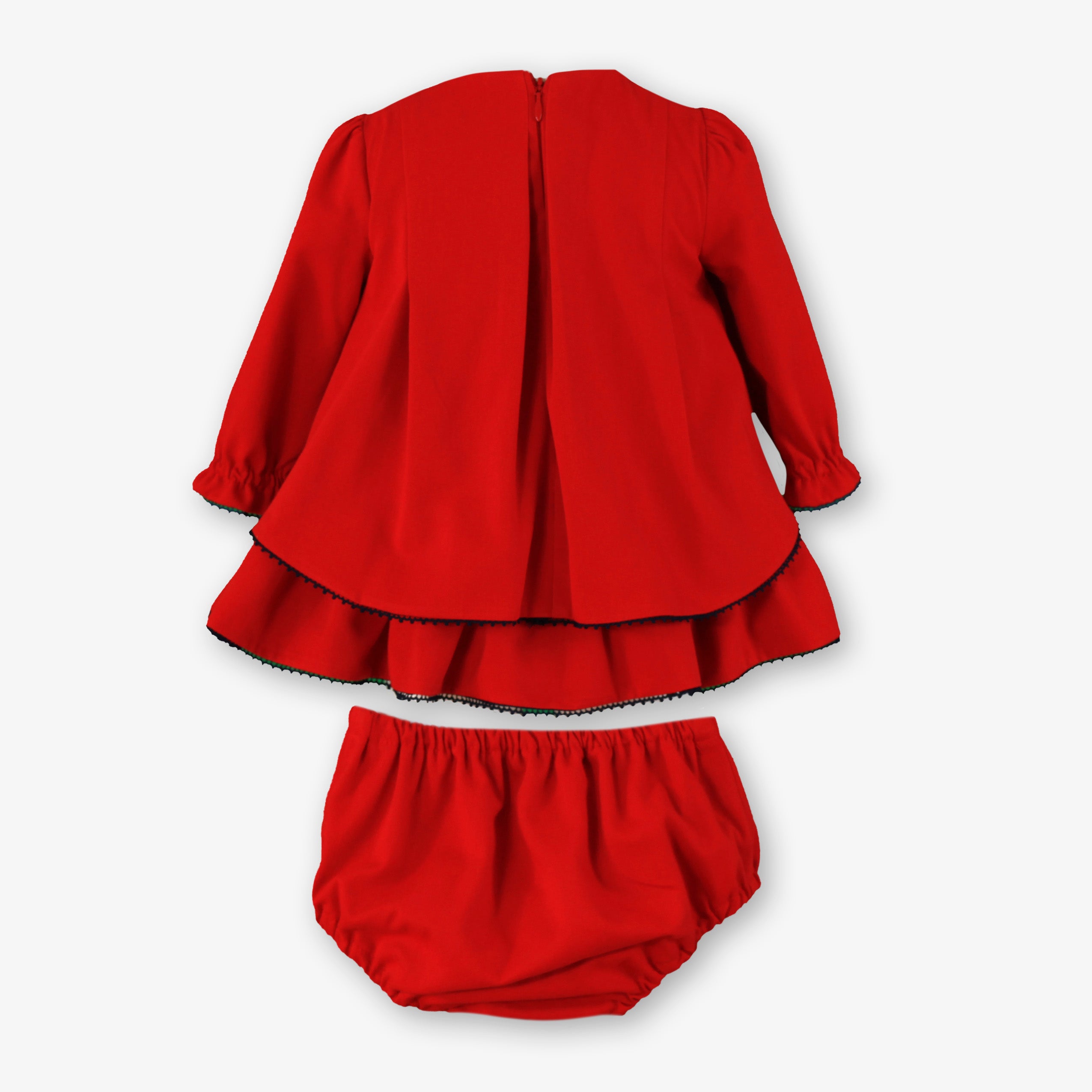 Vestido braguita bebé Miranda 131-VB - vista trasera