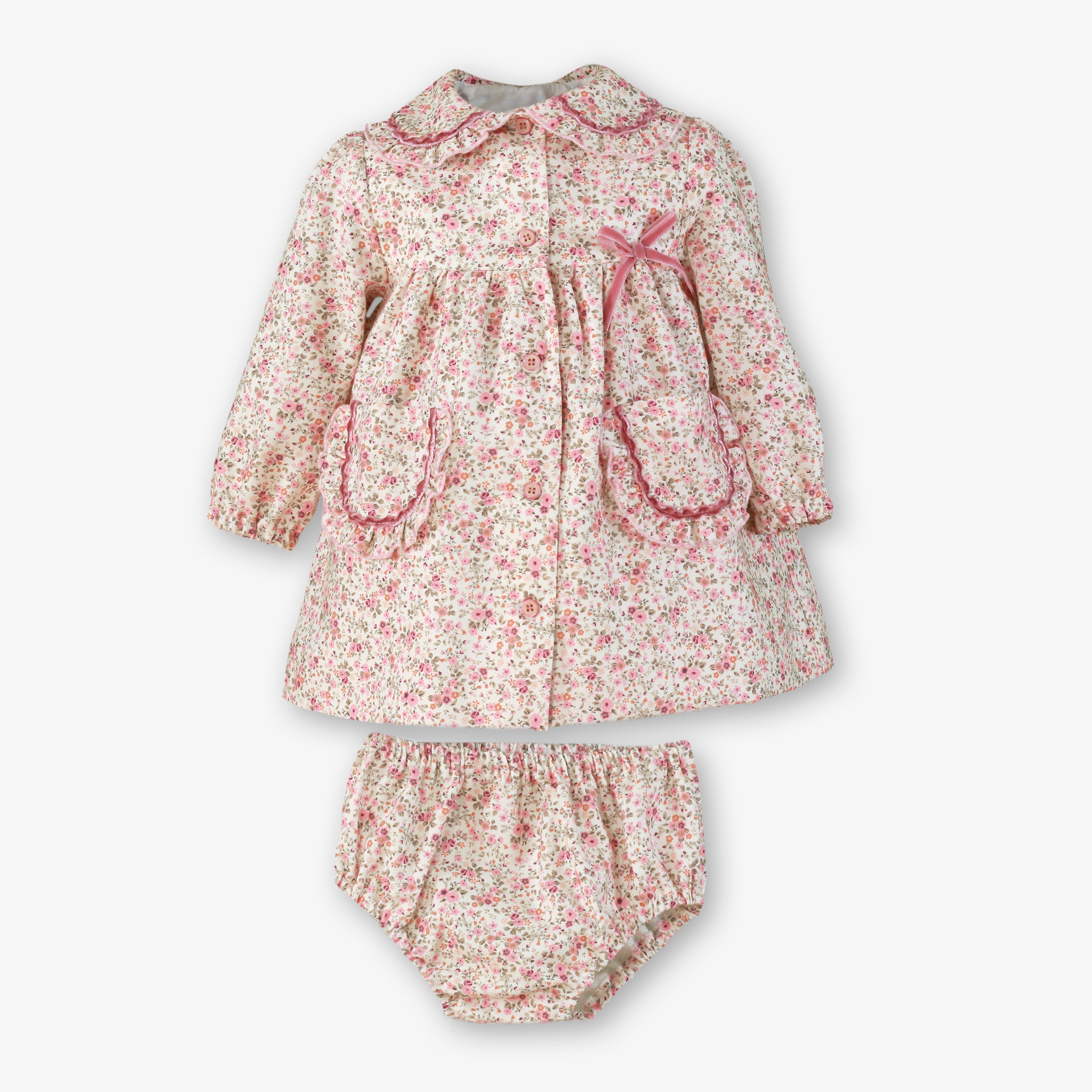 Vestido braguita bebé Miranda 146-VB - vista delantera