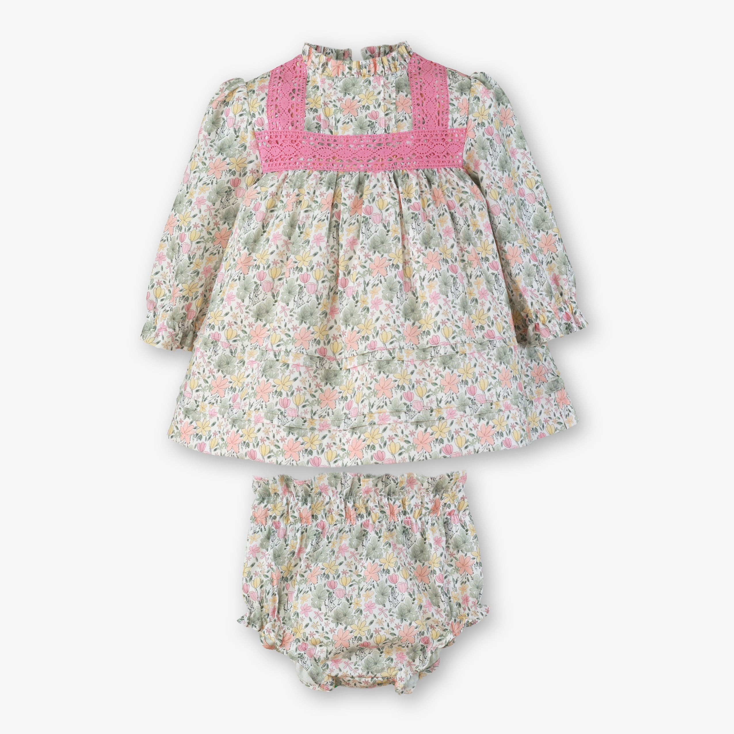 Vestido braguita bebé Miranda 148-VB - vista delantera