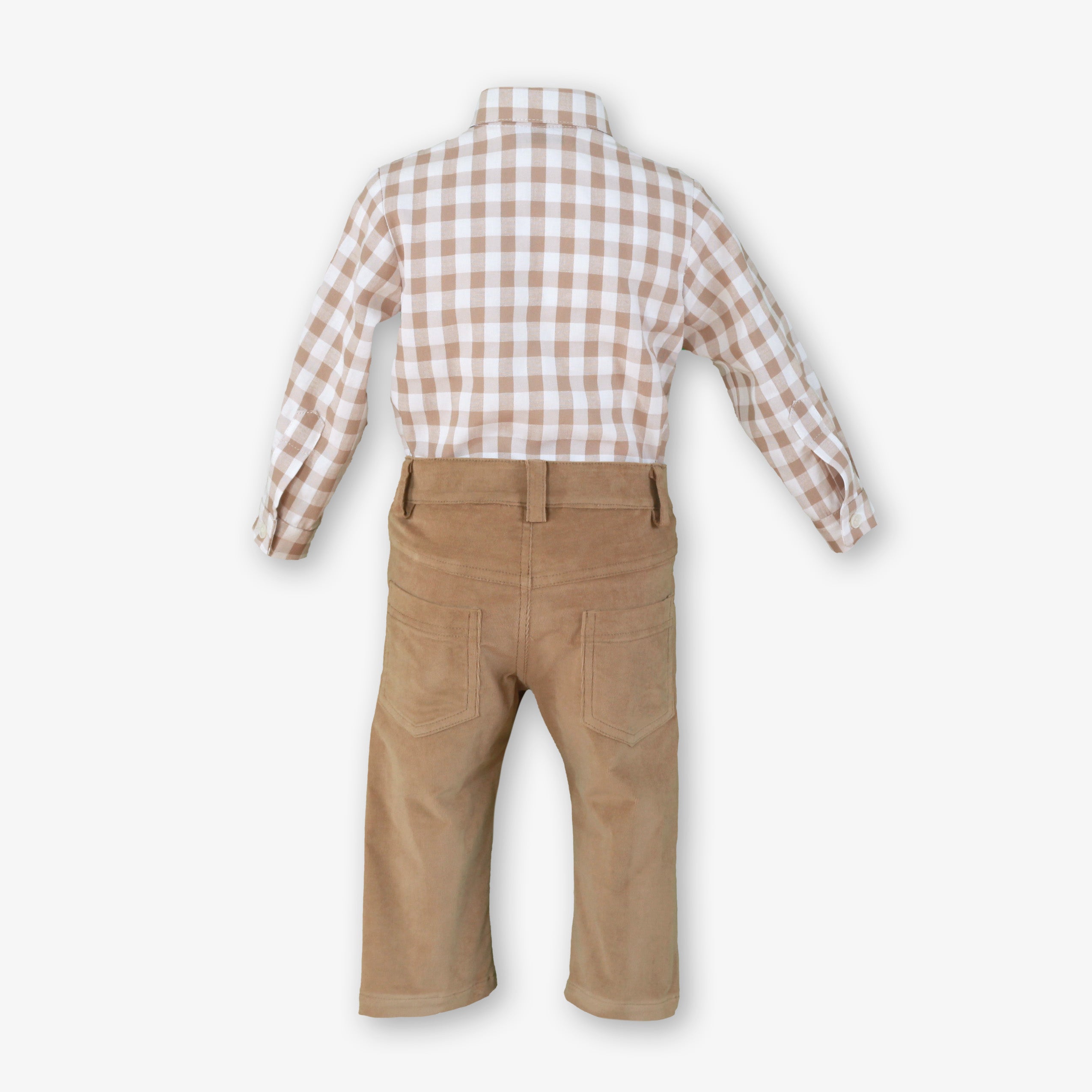 Camisa pantalón largo bebé niño Miranda 508-23 - vista trasera