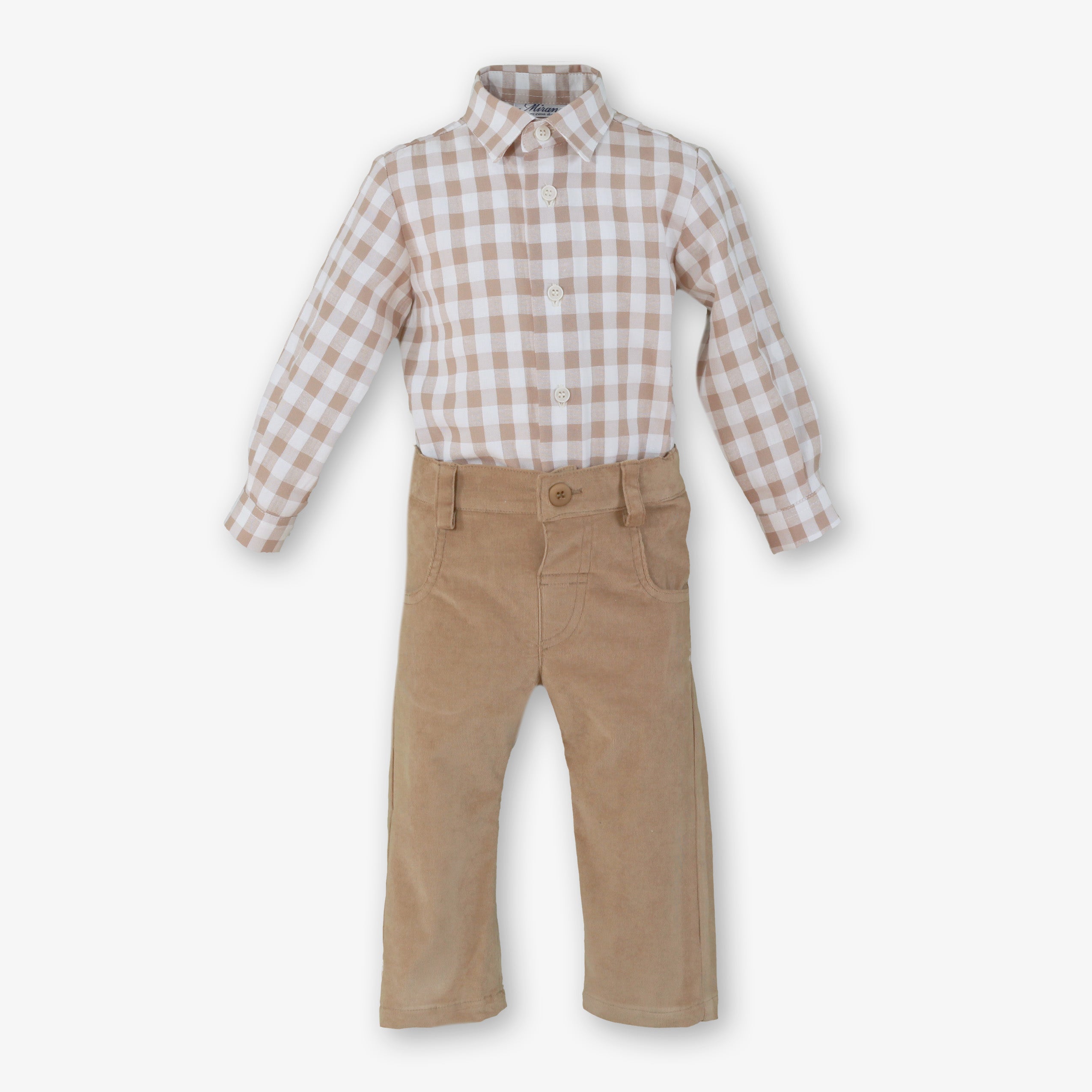 Camisa pantalón largo bebé niño Miranda 508-23 - vista delantera