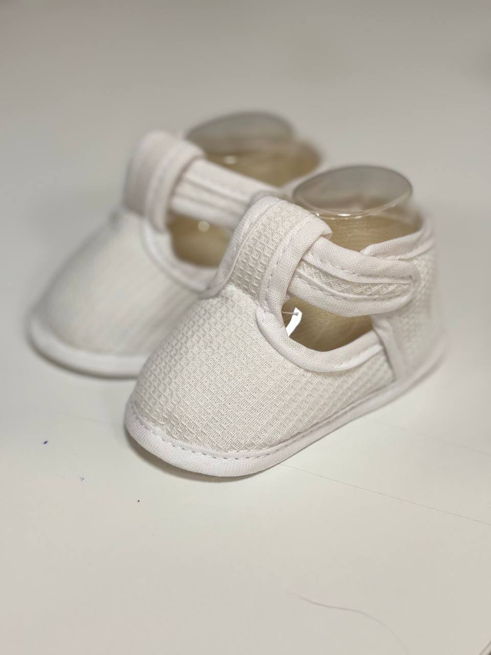 Zapatito blanco tela talla unica La Boutique de AyA 1015ZT04 - La boutique de AyA La Boutique de AyA