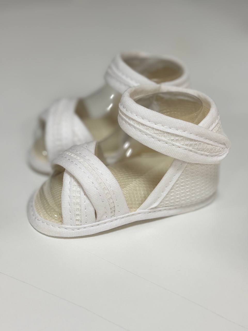 Zapatito blanco tela talla unica La Boutique de AyA 1015ZT03 - La boutique de AyA La Boutique de AyA