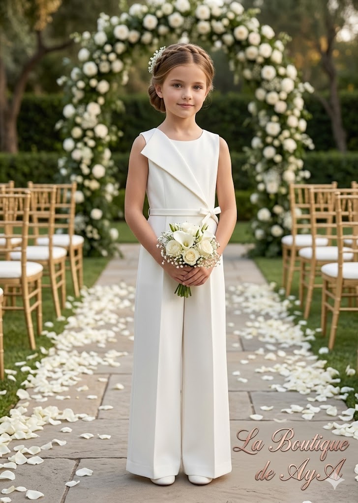 Mono niña color nata con cinturón – Abel y Lula 05201