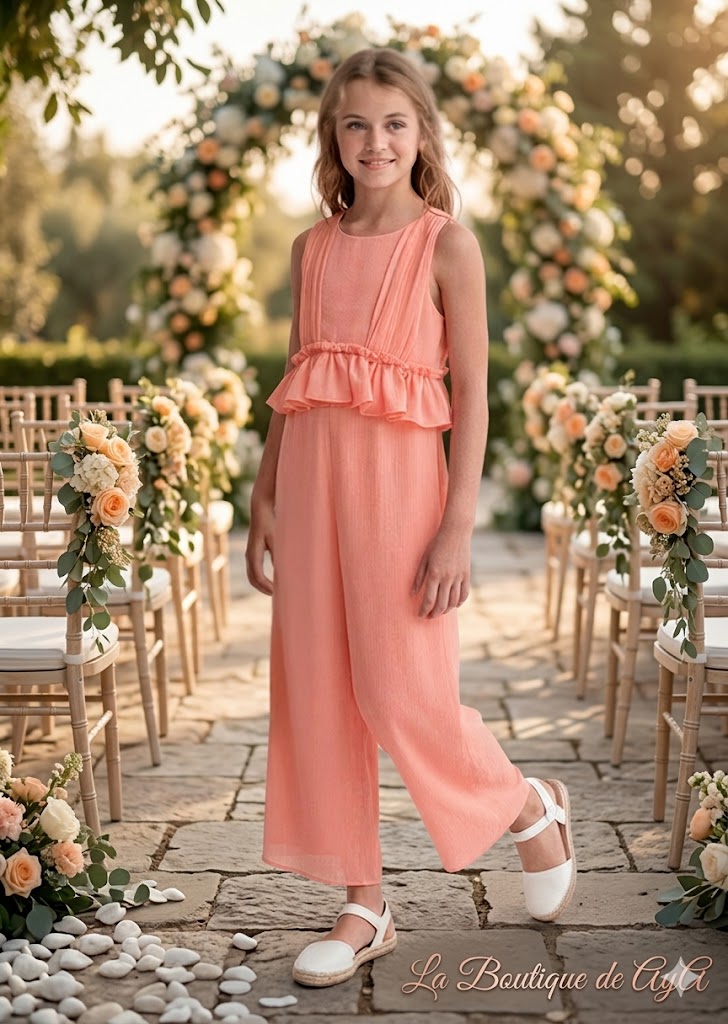 Mono Largo de Gasa Bambula Coral Abel & Lula 05206