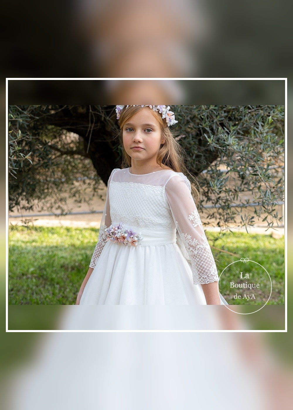 vestido comunion beatriz meninas 26033 detalle cuerpo