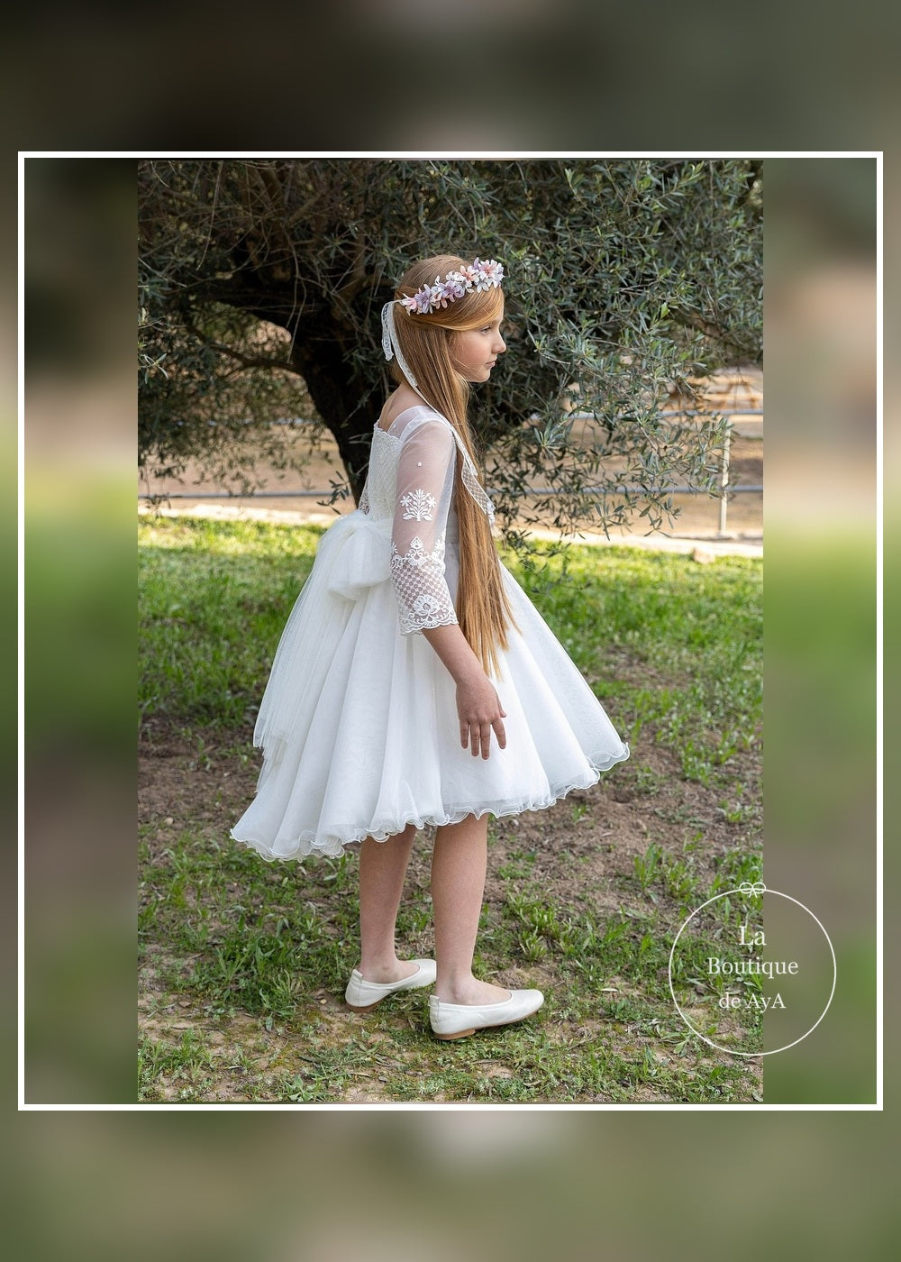 vestido comunion beatriz meninas 26033 tres cuartos