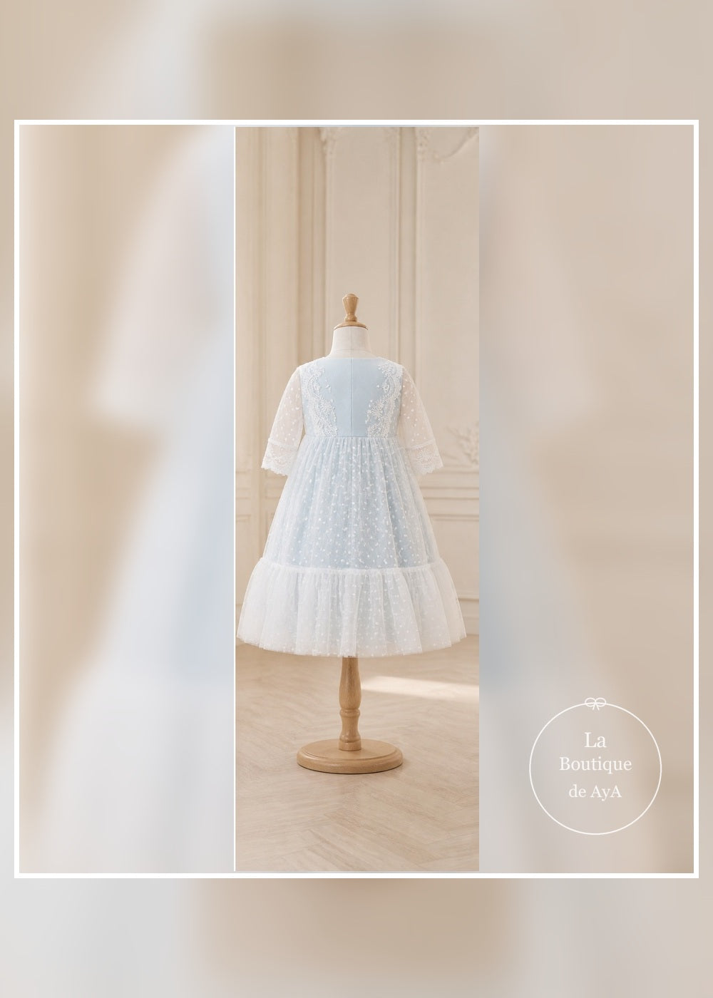 vestido comunion lola meninas 26030 maniqui trasero