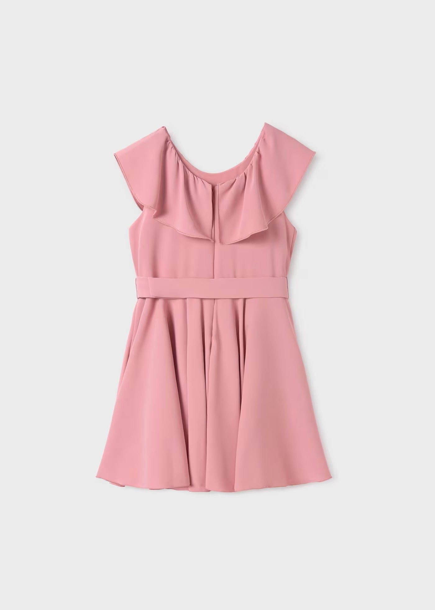 Vestido crepe fluido rosa 05085-047 Abel y Lula