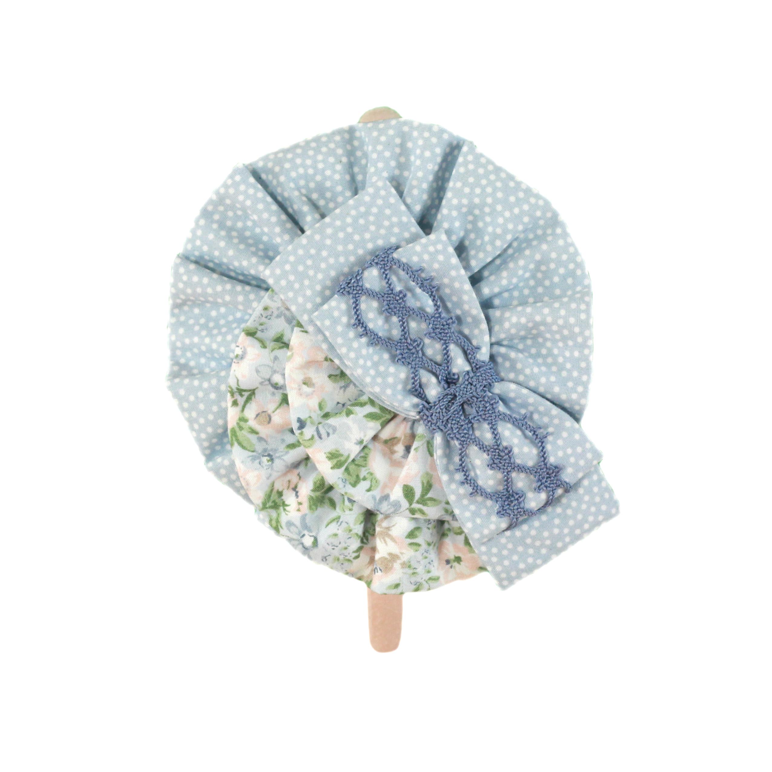 Diadema pinza celeste Miranda 608 - La boutique de AyA Miranda