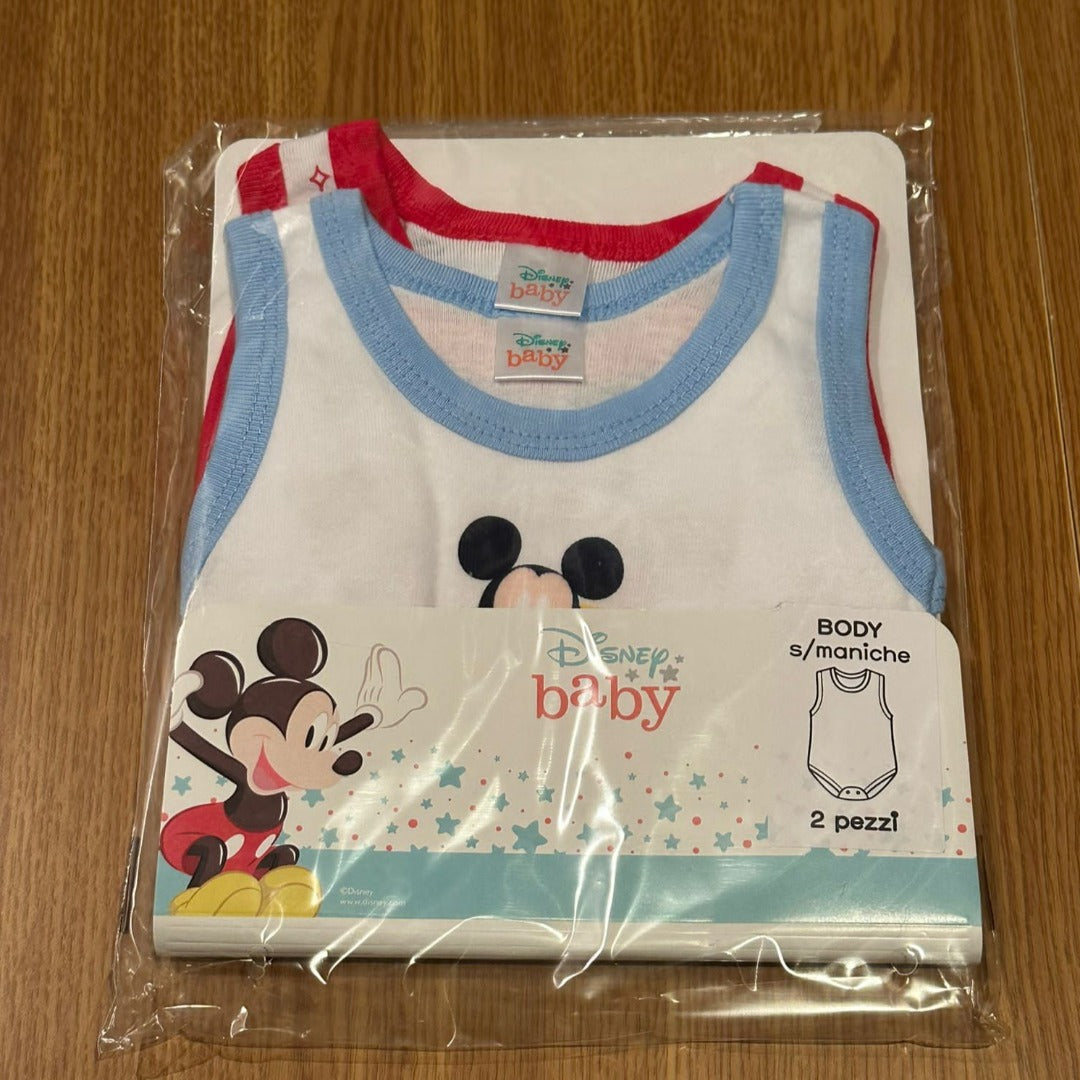Pack de 2 bodys Disney Mickey Mouse niño WF8049 - La boutique de AyA Disney