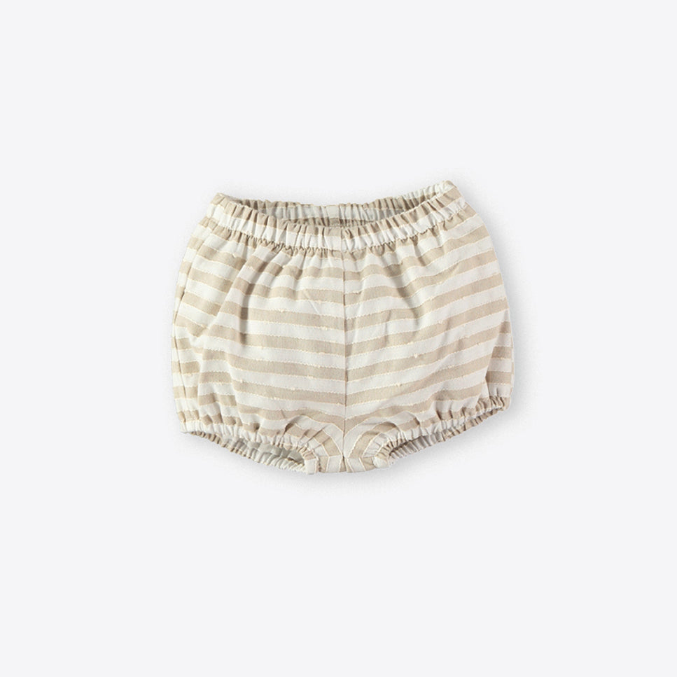Conjunto bebé niño de rayas en tostado y blanco Cocoacqua 80107 - La boutique de AyA Coco Acqua
