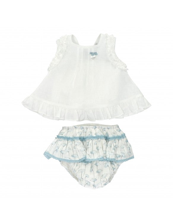 MARTIN ARANDA CONJUNTO NIÑA BULANICO BLANCO ROTO 20037 - La boutique de AyA Martin Aranda