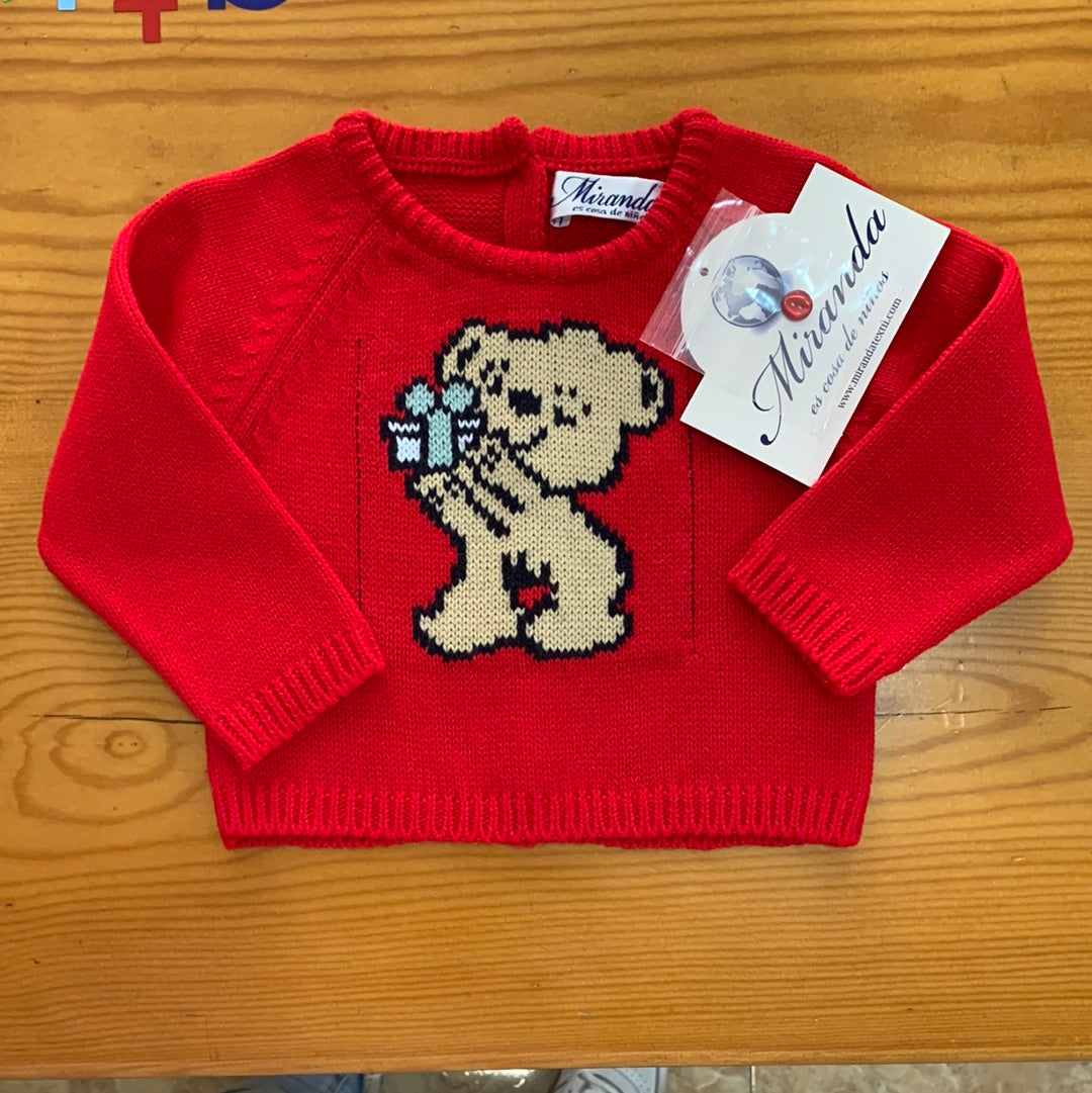 Jersey bebe niño osito miranda - La boutique de AyA Miranda