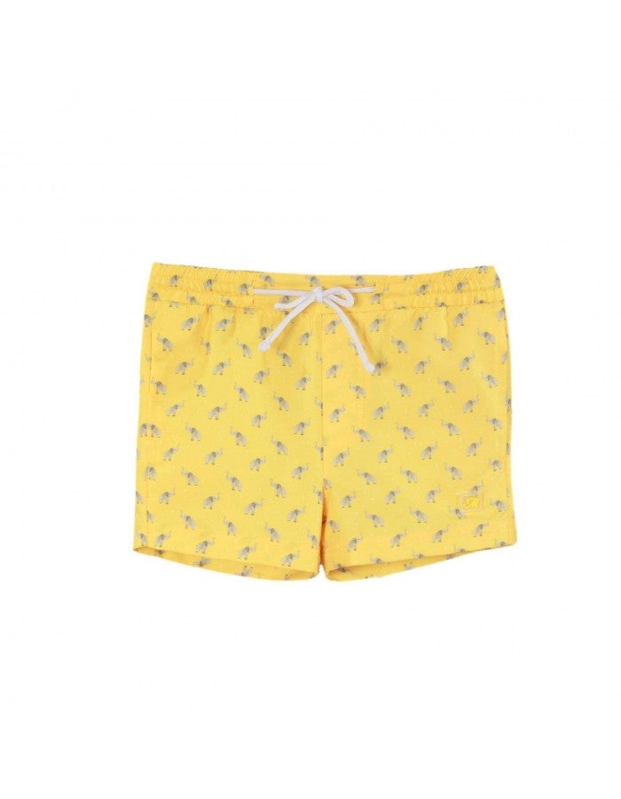 CONJUNTO BAÑO NIÑO AMARILLO/GRIS MIRANDA - La boutique de AyA Miranda