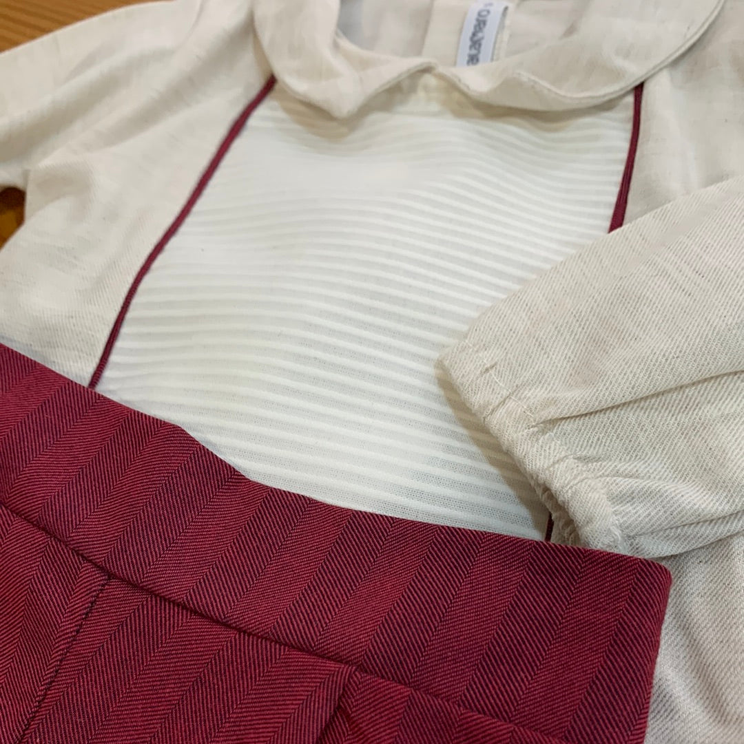 Conjunto bebe niño granate 17567 - La boutique de AyA Calamaro