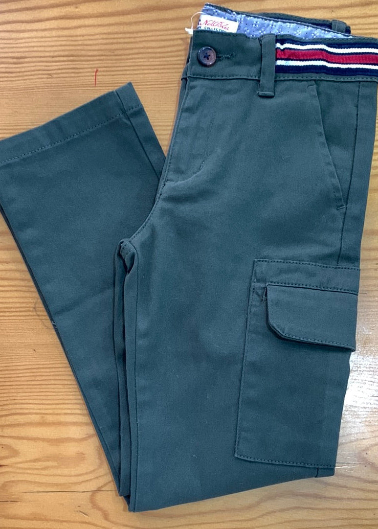 Pantalon verde militar nelblu 1304 - La boutique de AyA NEL-BLU