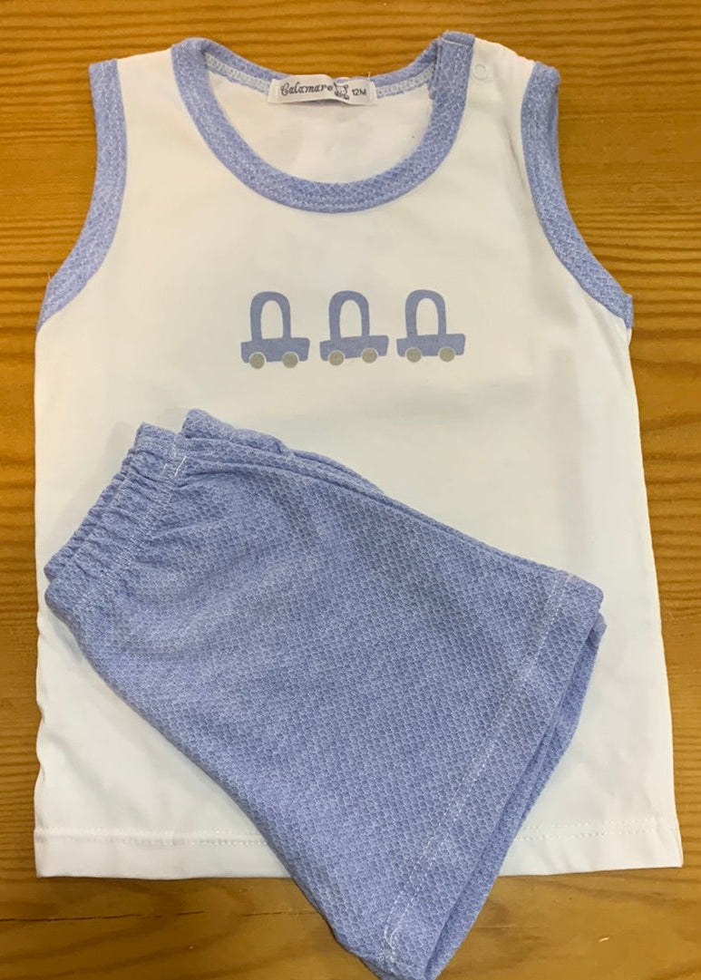 Pijama niño coches calamaro - La boutique de AyA Calamaro