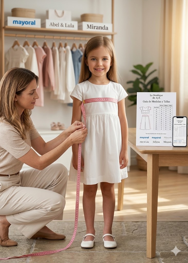 ¿Qué Talla Elegir en Vestidos de Niña? Guía para Medir y Acertar con Marcas como Mayoral, Abel & Lula y Miranda