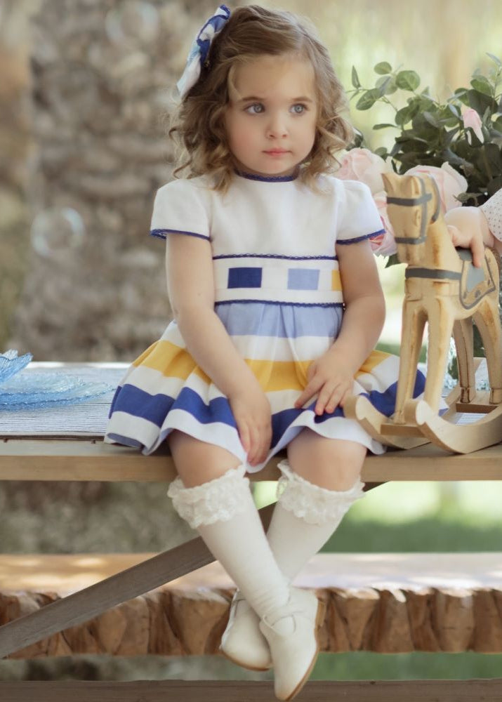 Vestido bebe niña Miranda 35/0144/V - La boutique de AyA