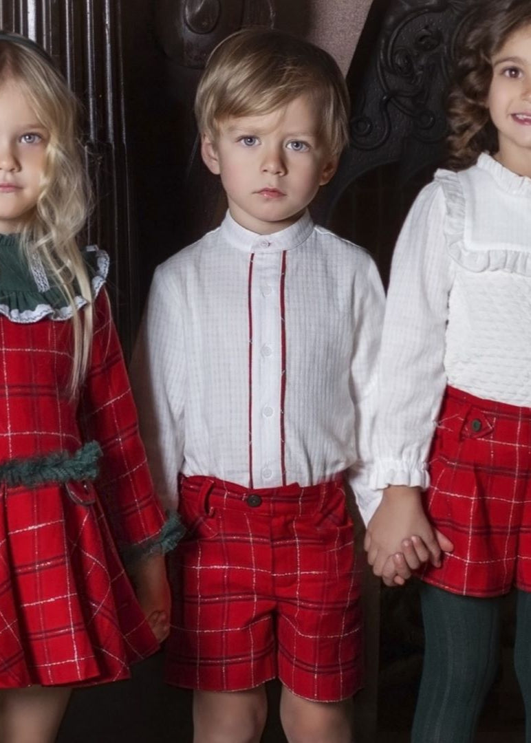 CONJUNTO NIÑO ROJO MIRANDA 0230 - La boutique de AyA