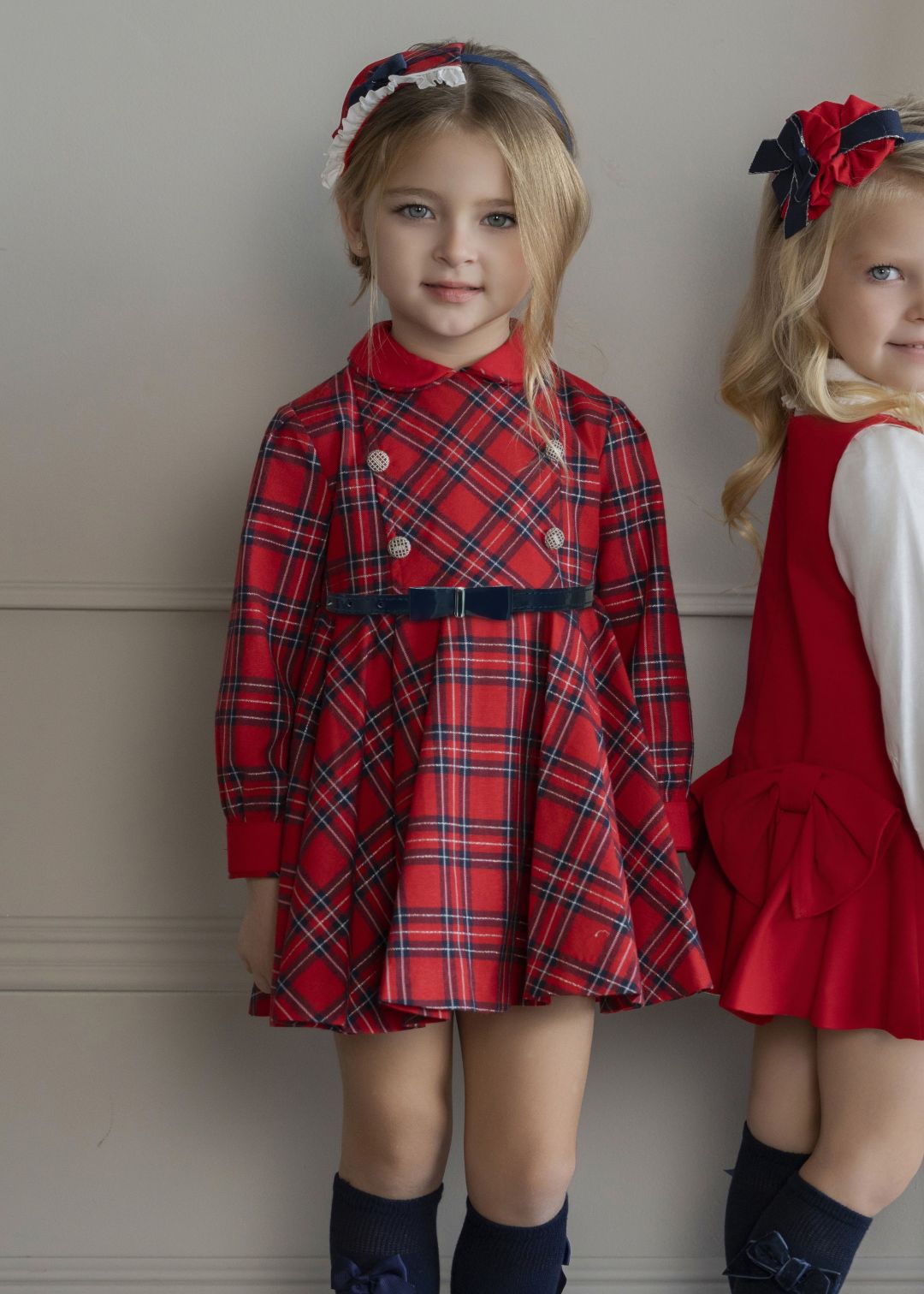 Vestido infantil niña rojo Miranda 0232